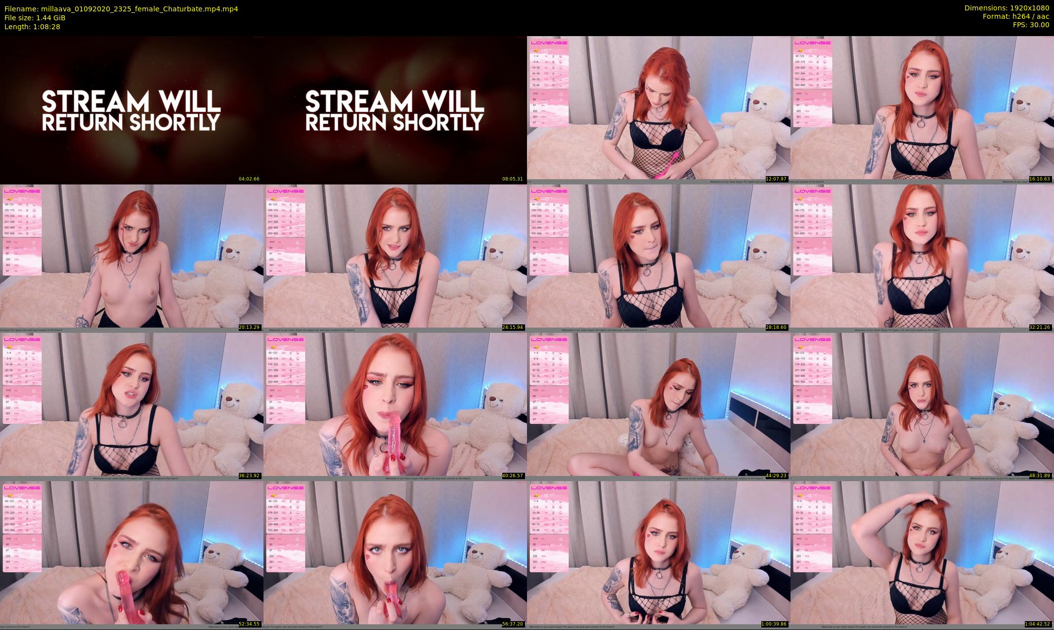 millaava — 69 minute Chaturbate female cam show recording, 1080p, Sep 1, 2020