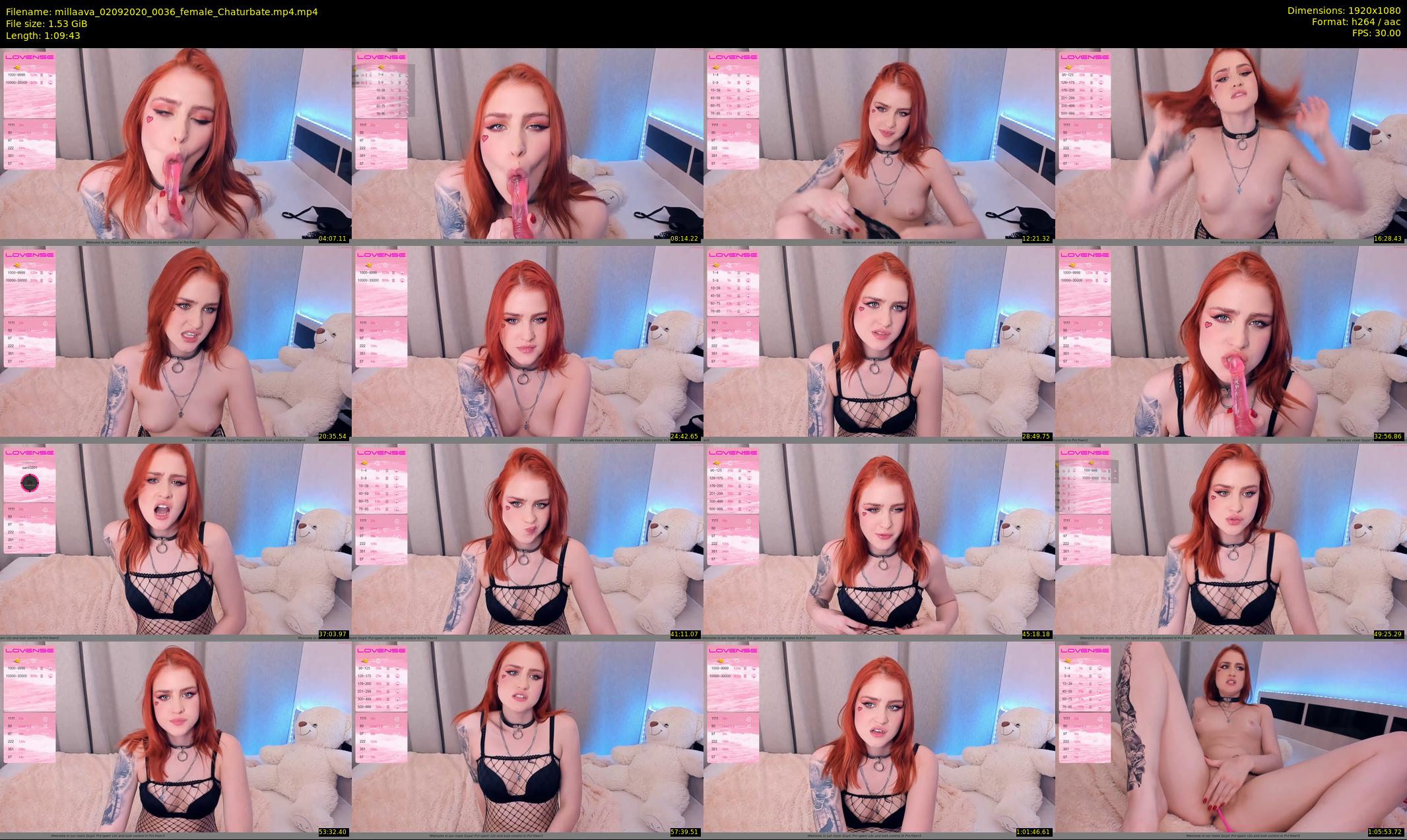 millaava — 70 minute Chaturbate female cam show recording, 1080p, Sep 2, 2020
