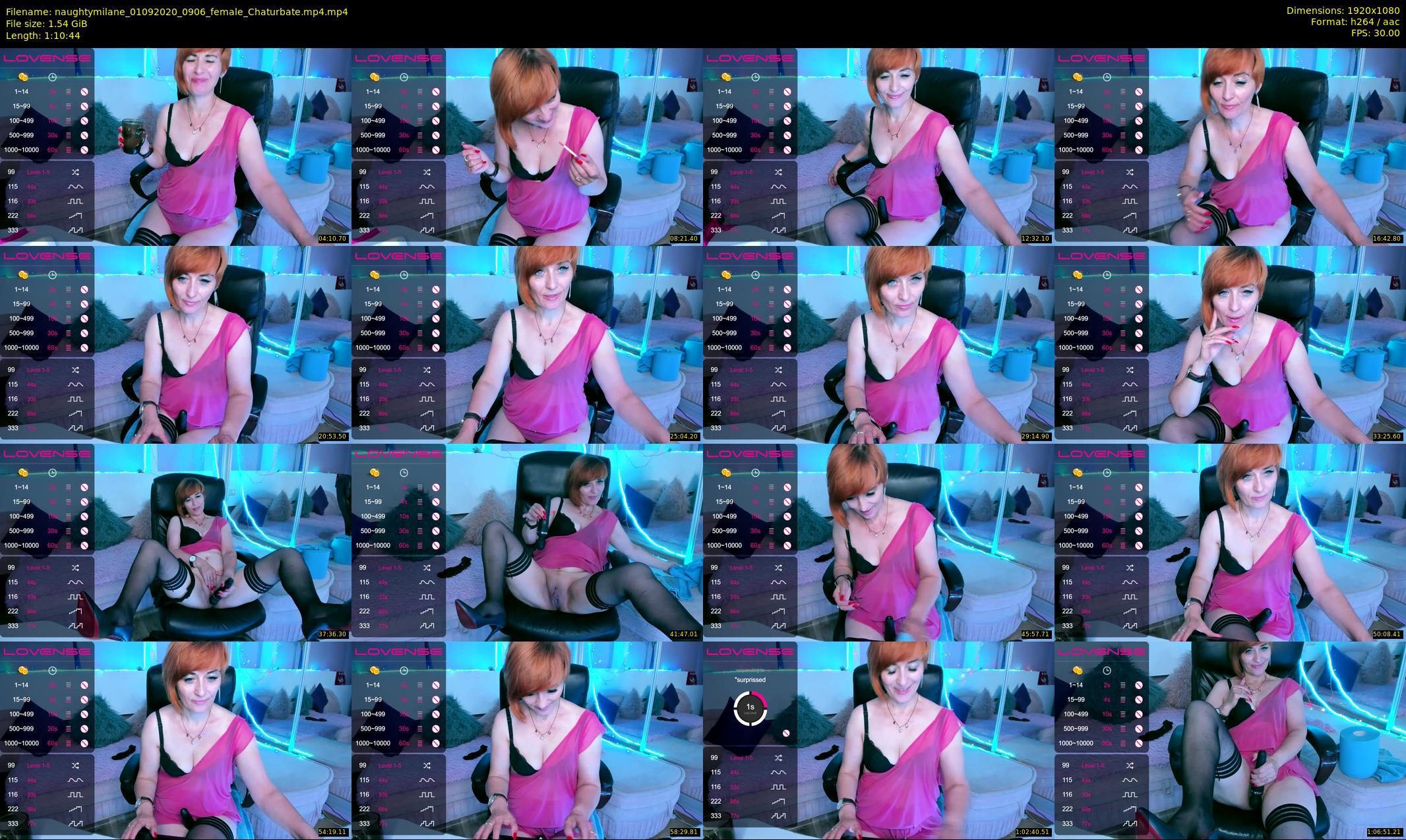 naughtymilane — 71 minute Chaturbate female cam show recording, 1080p, Sep 1, 2020