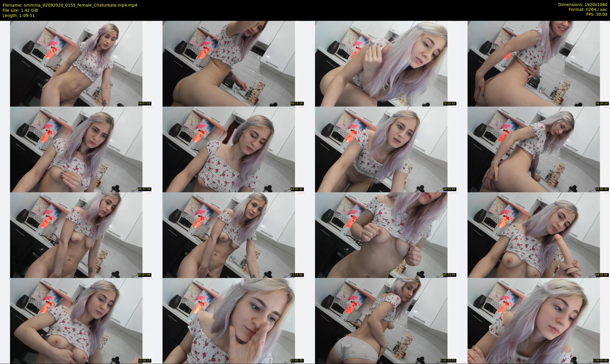 ommnia — 70 minute Chaturbate female cam show recording, 1080p, Sep 2, 2020