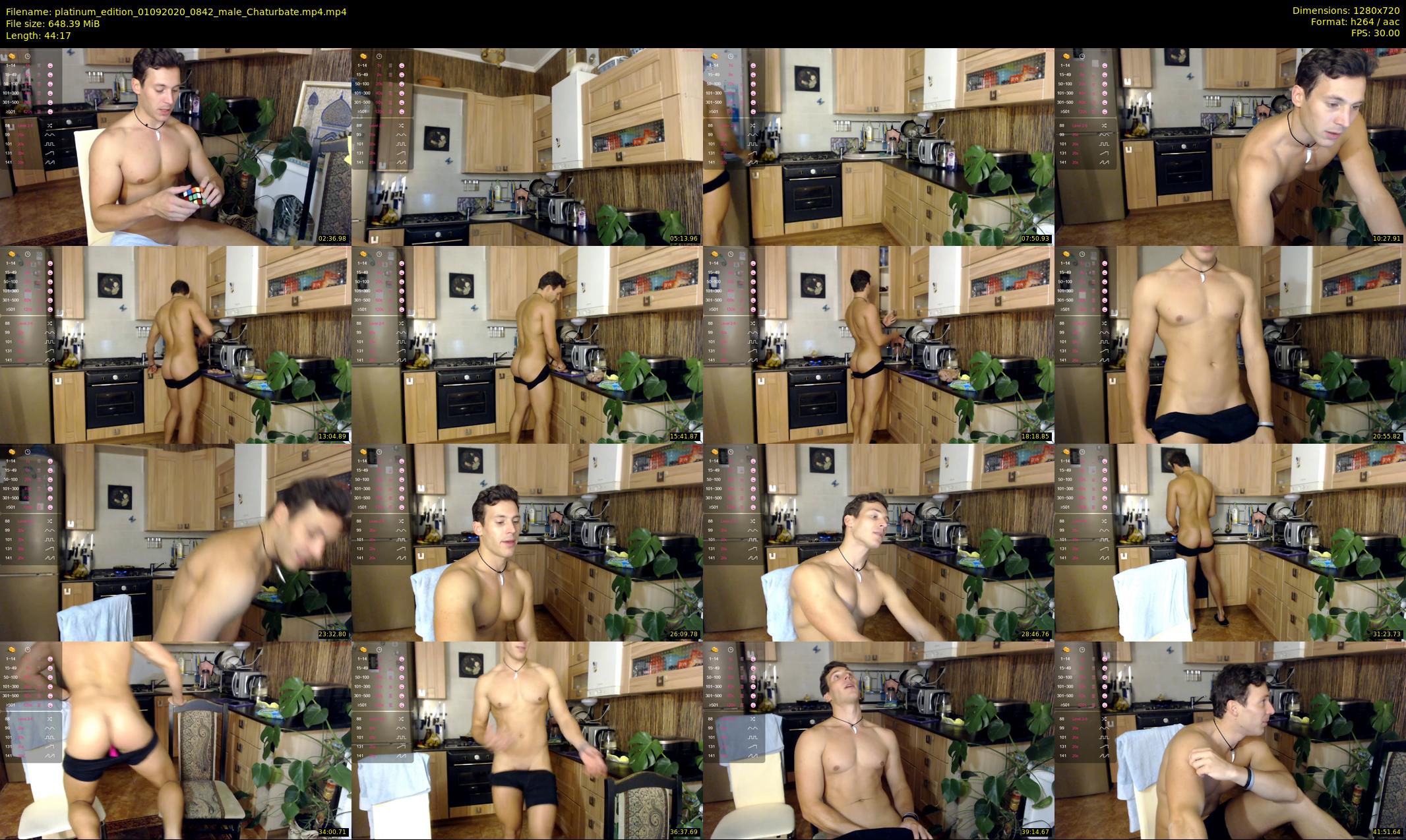 platinum_edition — 45 minute Chaturbate male cam show recording, 720p, Sep 1, 2020