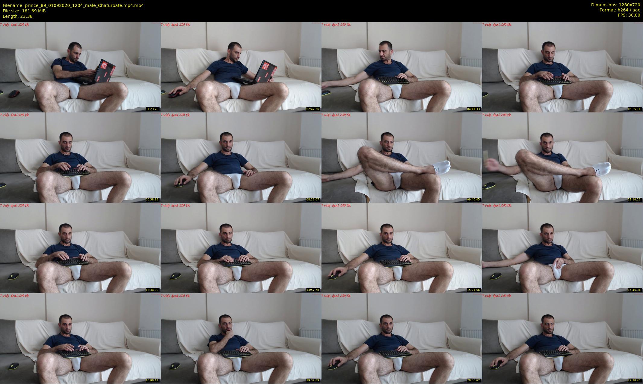 prince_89 — 24 minute Chaturbate male cam show recording, 720p, Sep 1, 2020