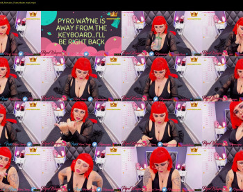 pyrowayne — 54 minute Chaturbate female cam show recording, 720p, Sep 1, 2020