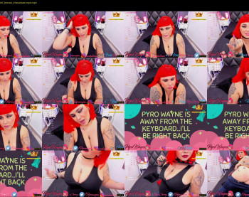 pyrowayne — 54 minute Chaturbate female cam show recording, 720p, Sep 2, 2020