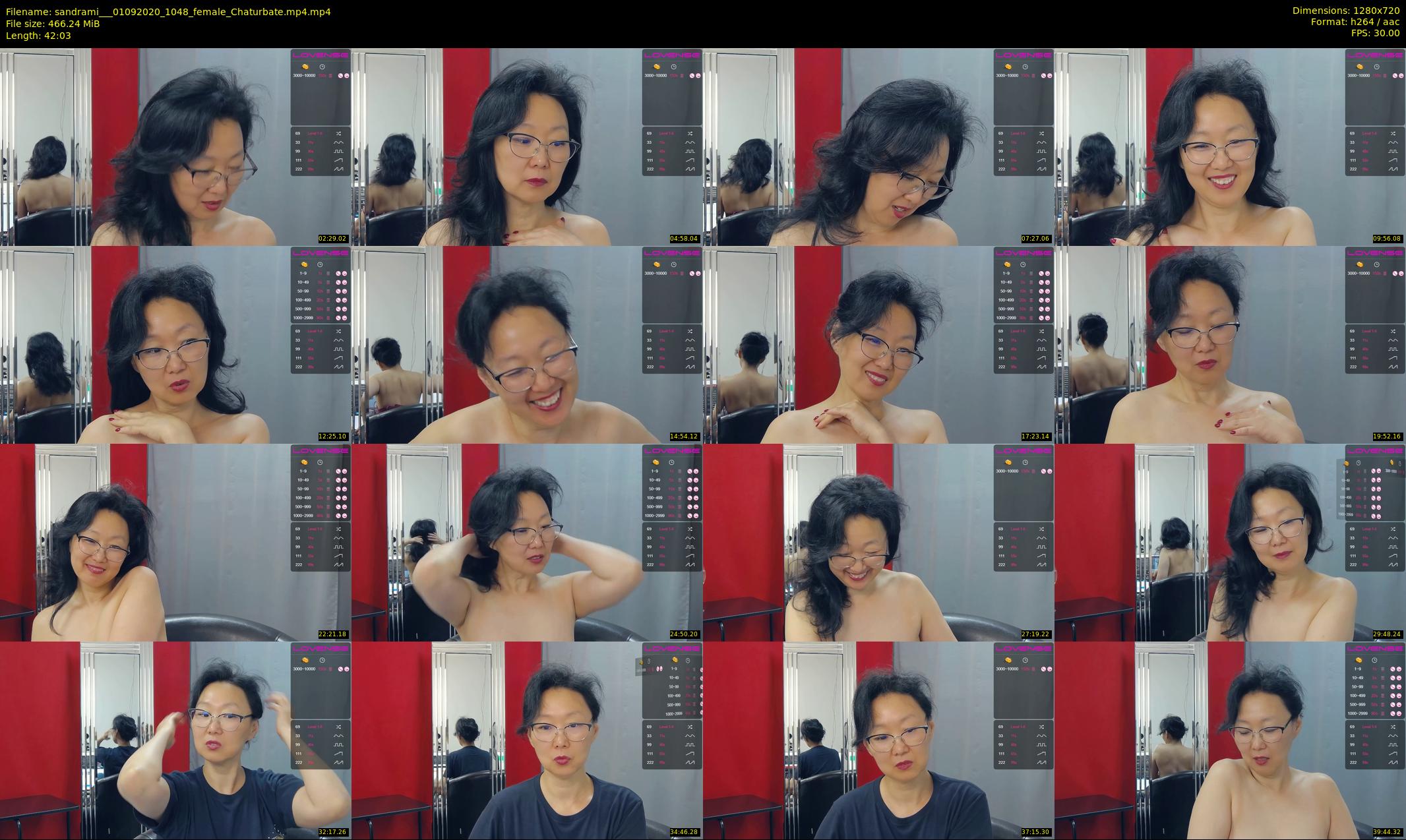 sandrami__ — 43 minute Chaturbate female cam show recording, 720p, Sep 1, 2020