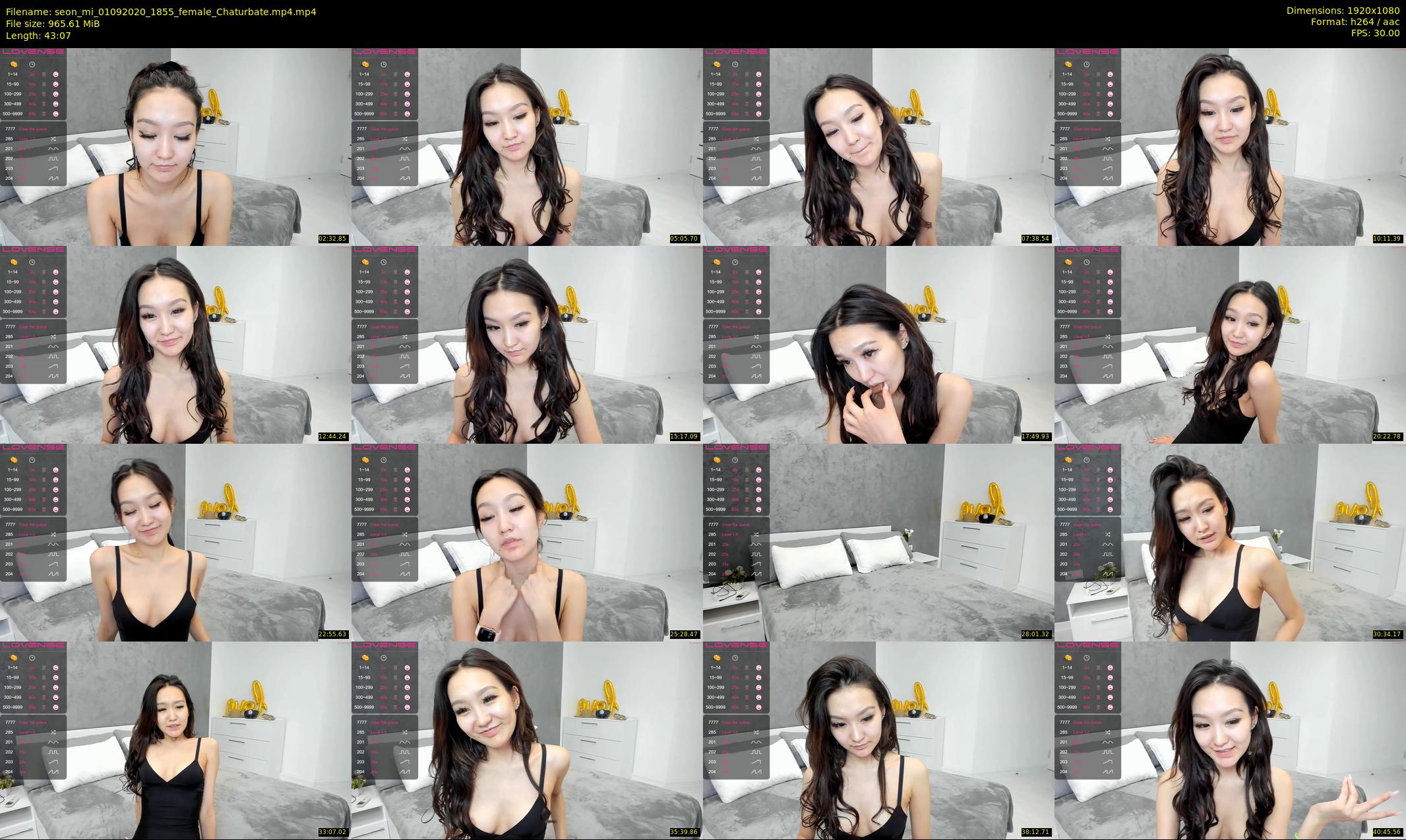seon_mi — 44 minute Chaturbate female cam show recording, 1080p, Sep 1, 2020