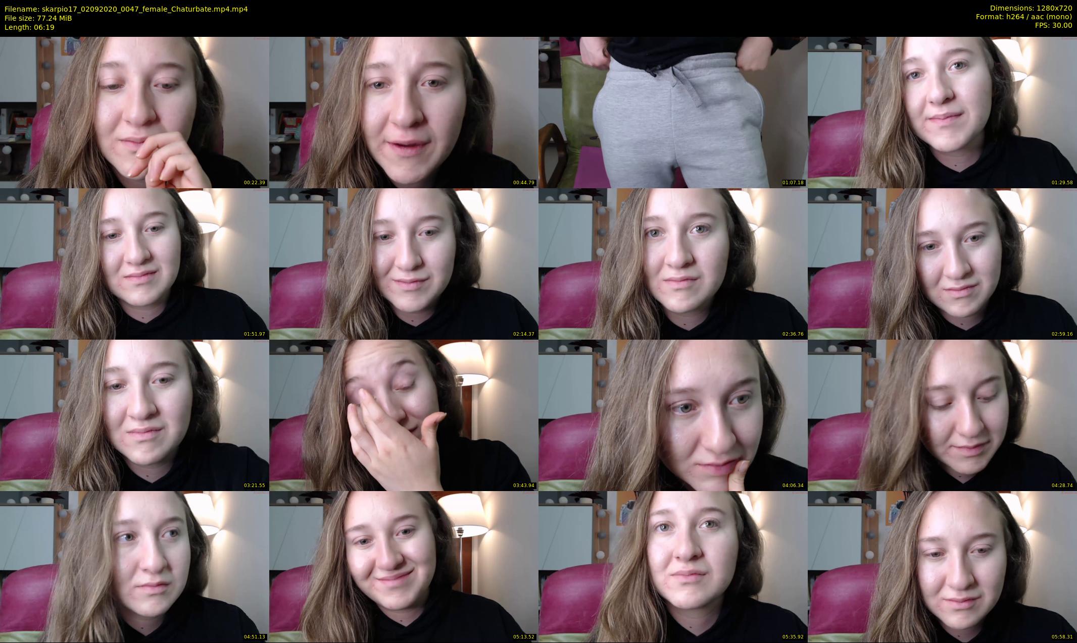 skarpio17 — 7 minute Chaturbate female cam show recording, 720p, Sep 2, 2020
