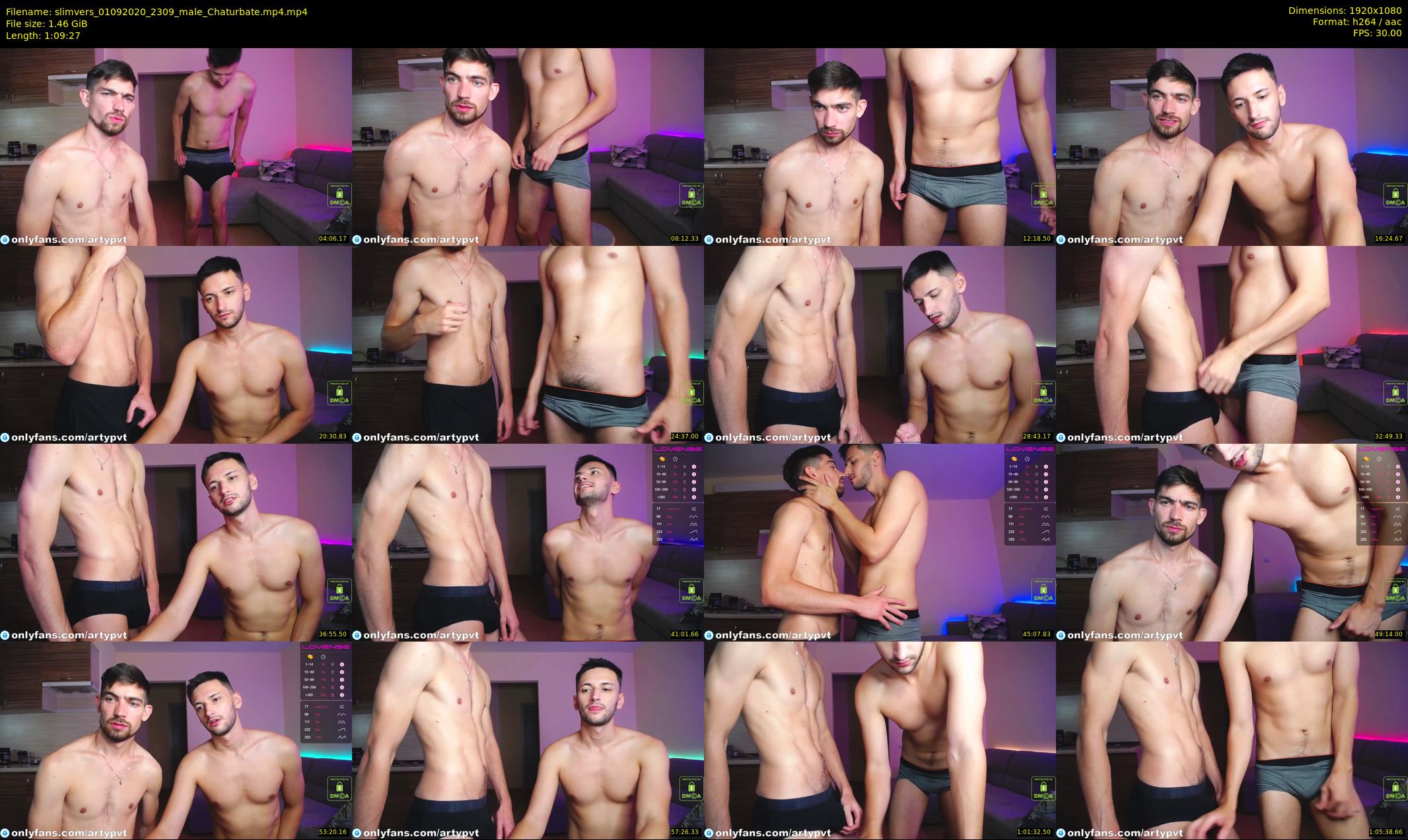 slimvers — 70 minute Chaturbate male cam show recording, 1080p, Sep 1, 2020