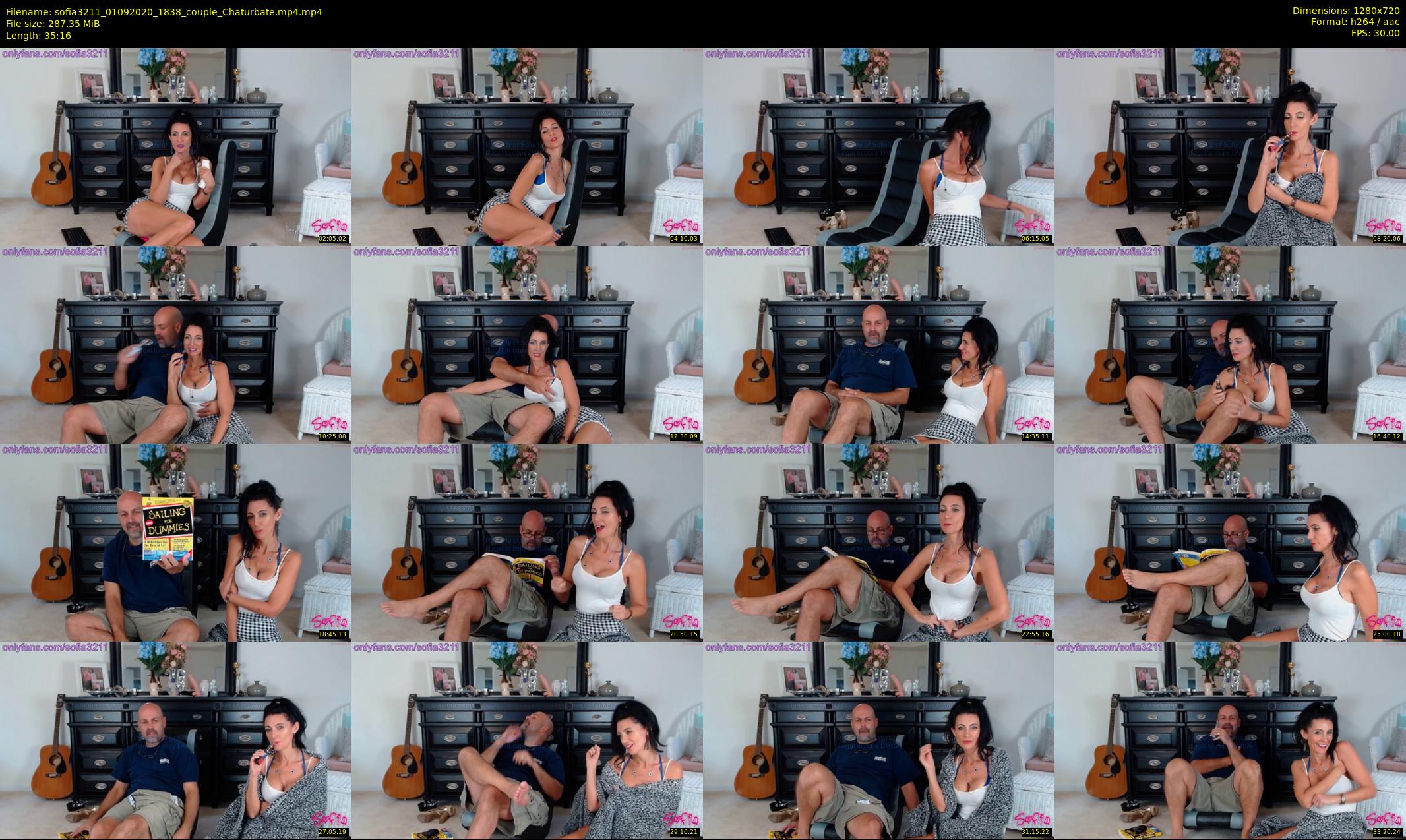sofia3211 — 36 minute Chaturbate couple cam show recording, 720p, Sep 1, 2020