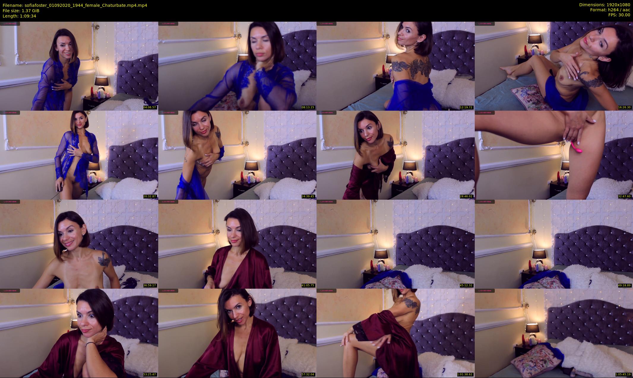 sofiafoster — 70 minute Chaturbate female cam show recording, 1080p, Sep 1, 2020