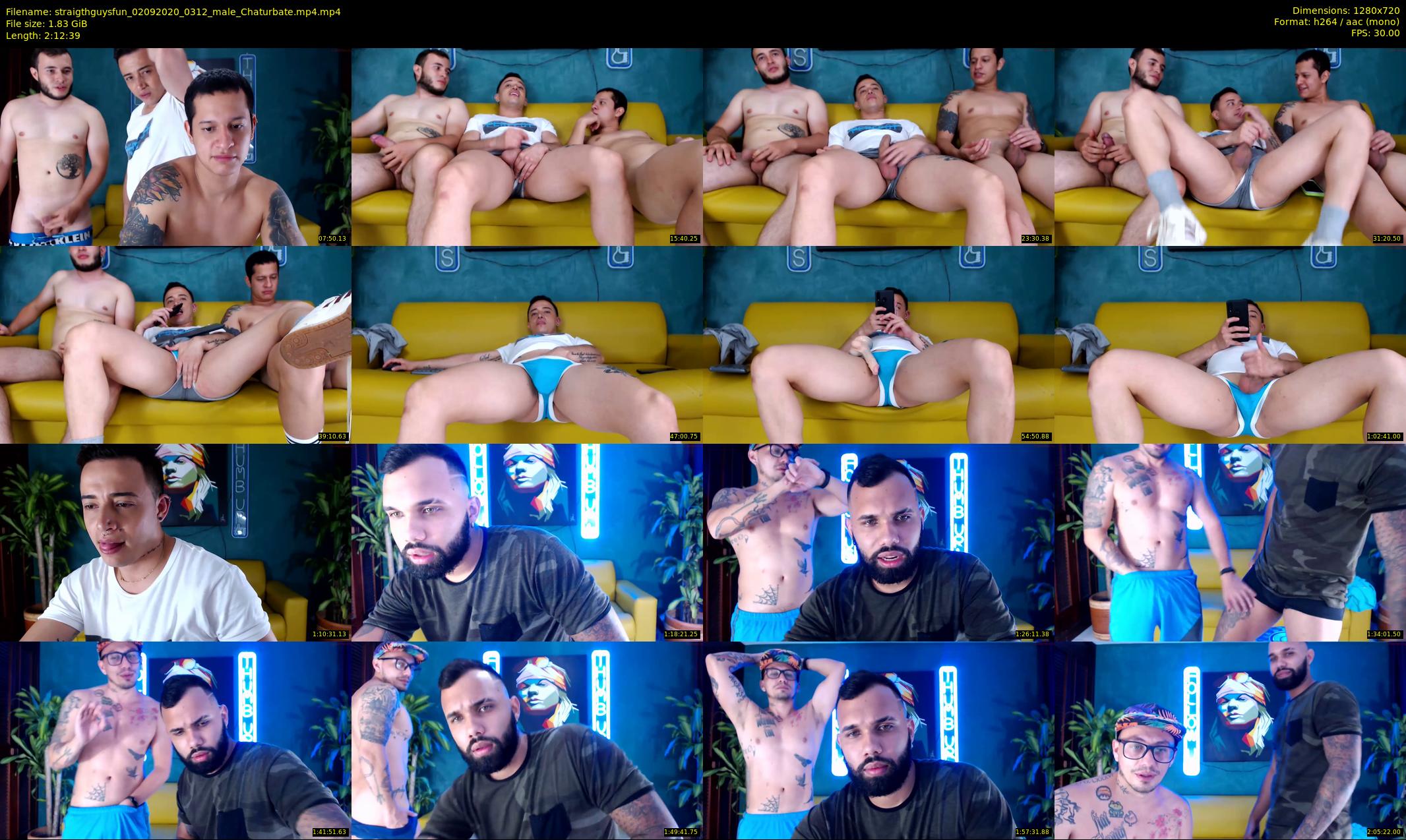 straigthguysfun — 133 minute Chaturbate male cam show recording, 720p, Sep 2, 2020