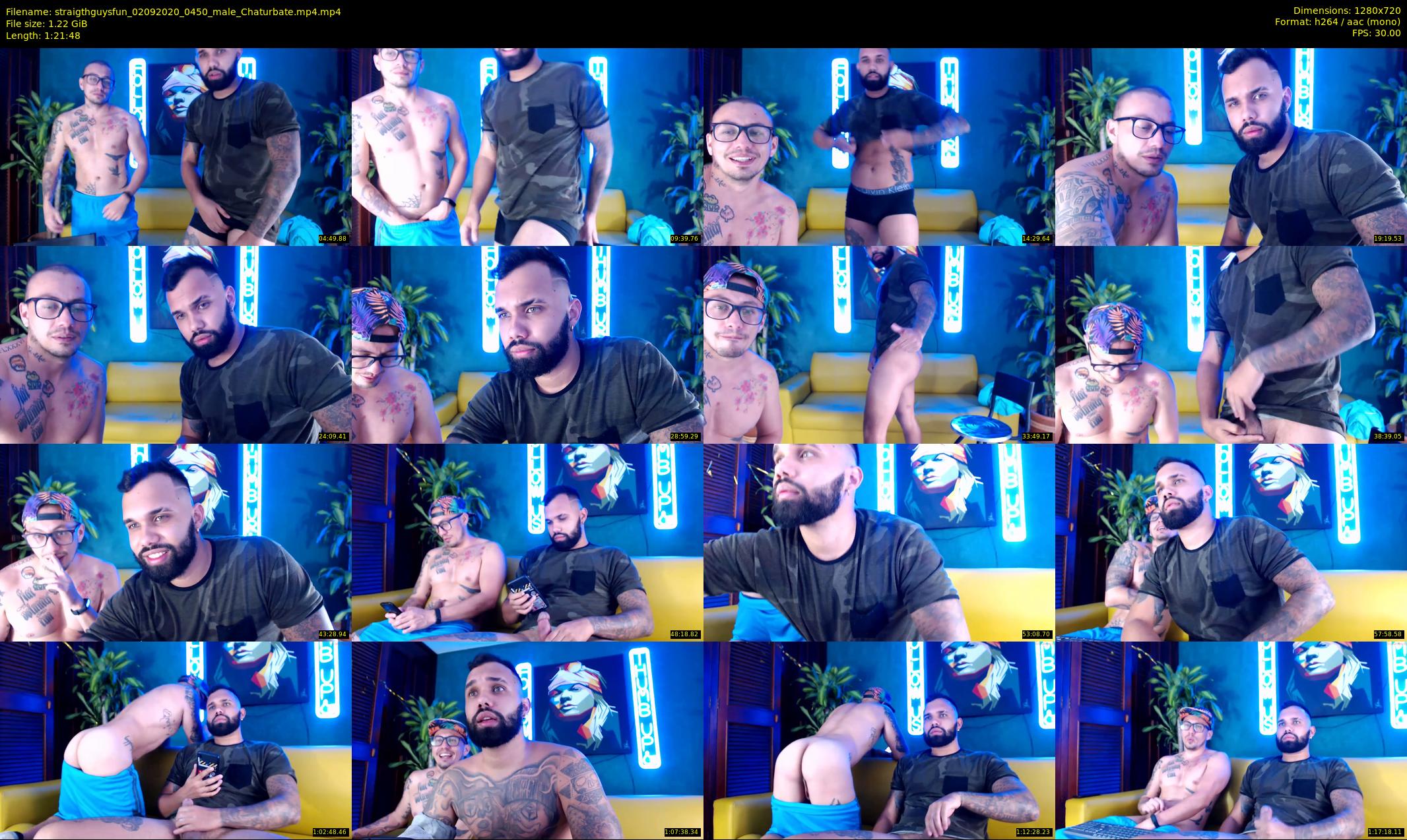 straigthguysfun — 82 minute Chaturbate male cam show recording, 720p, Sep 2, 2020