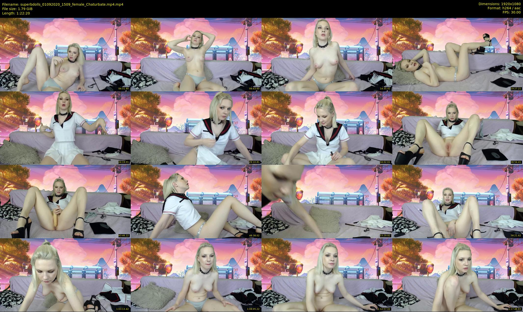 superbdolls — 83 minute Chaturbate couple cam show recording, 1080p, Sep 1, 2020