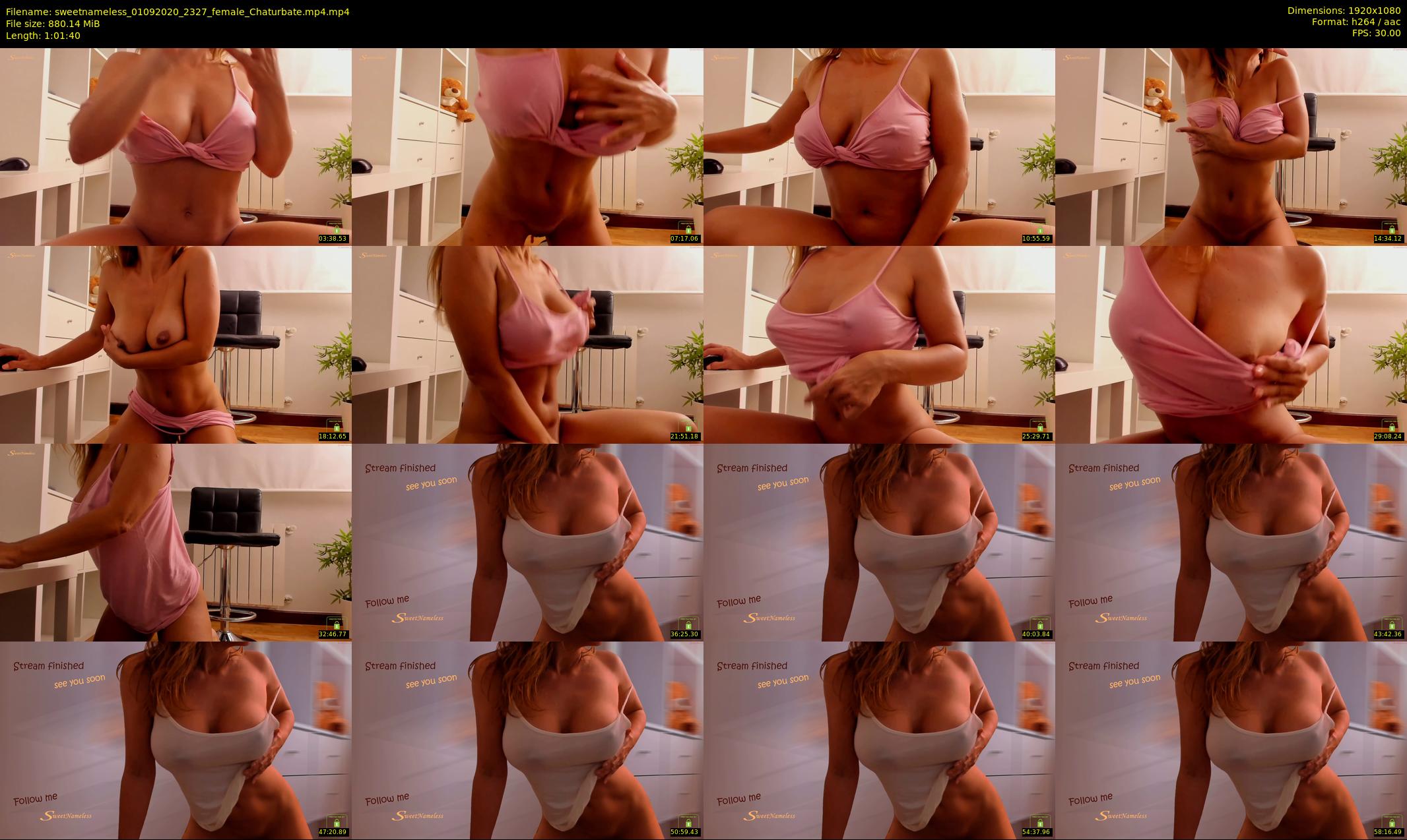 sweetnameless — 62 minute Chaturbate couple cam show recording, 1080p, Sep 1, 2020