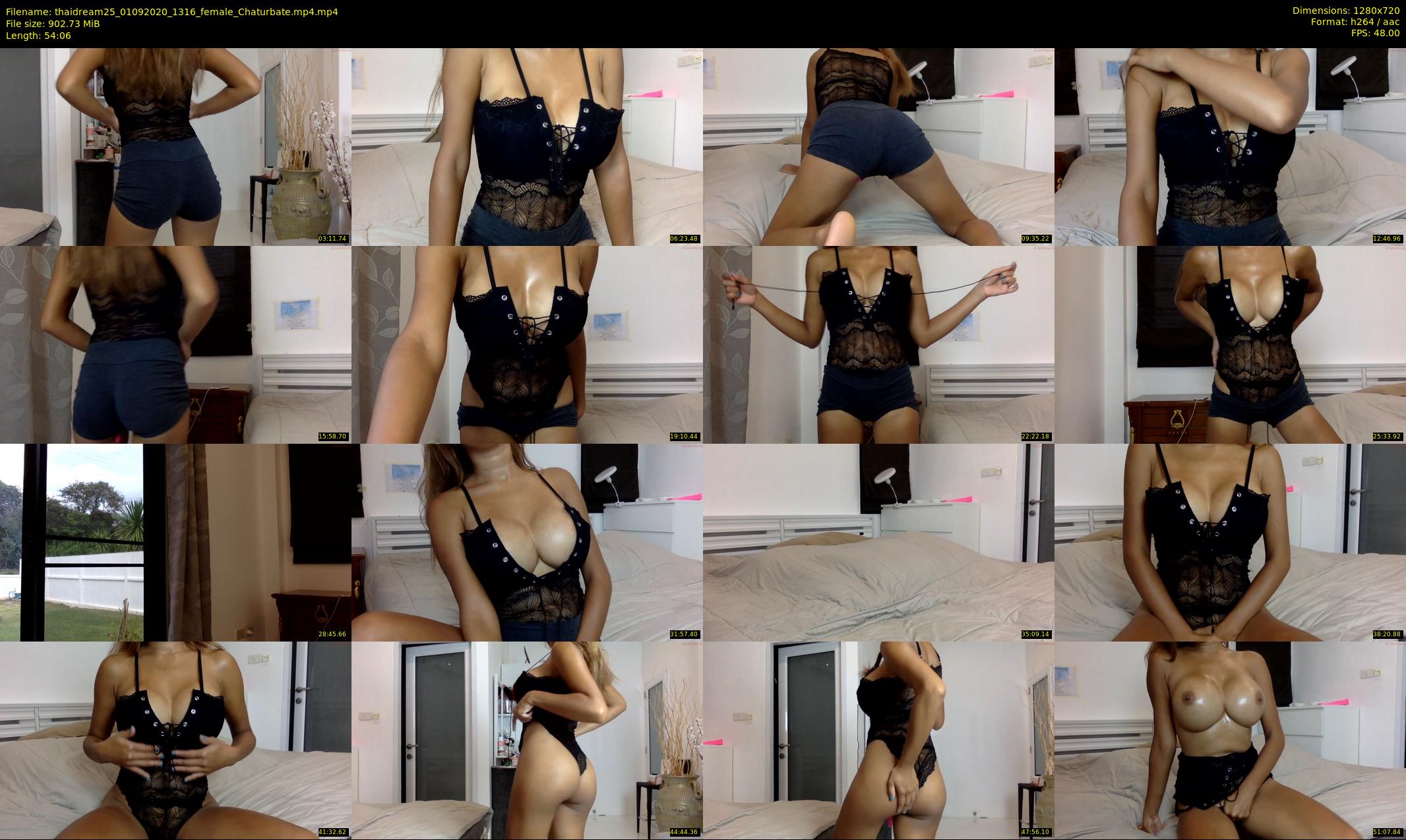 thaidream25 — 55 minute Chaturbate female cam show recording, 720p, Sep 1, 2020