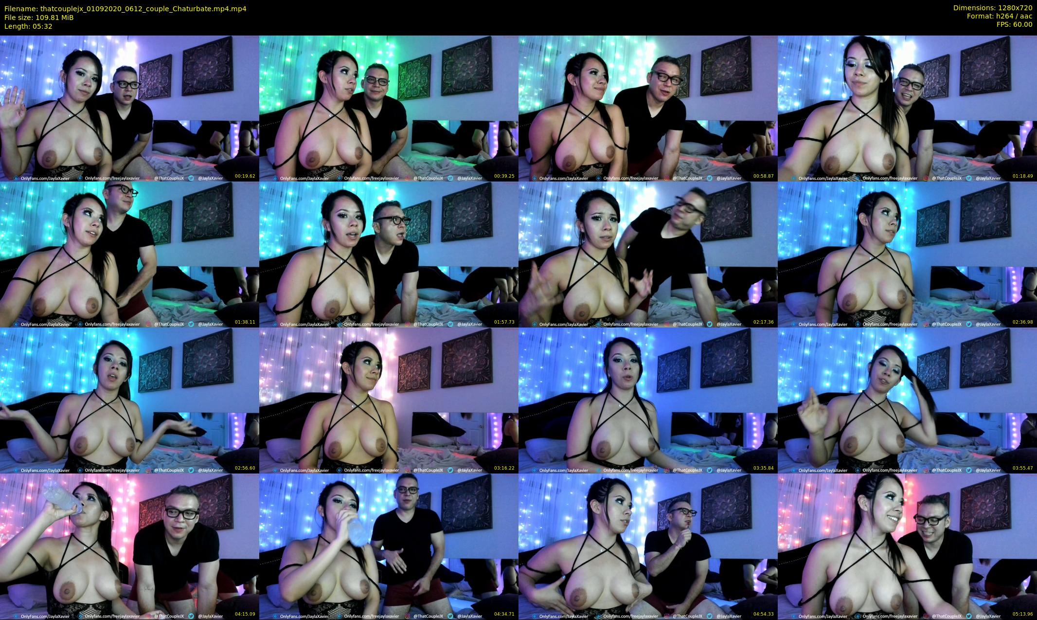 thatcouplejx — 6 minute Chaturbate couple cam show recording, 720p, Sep 1, 2020