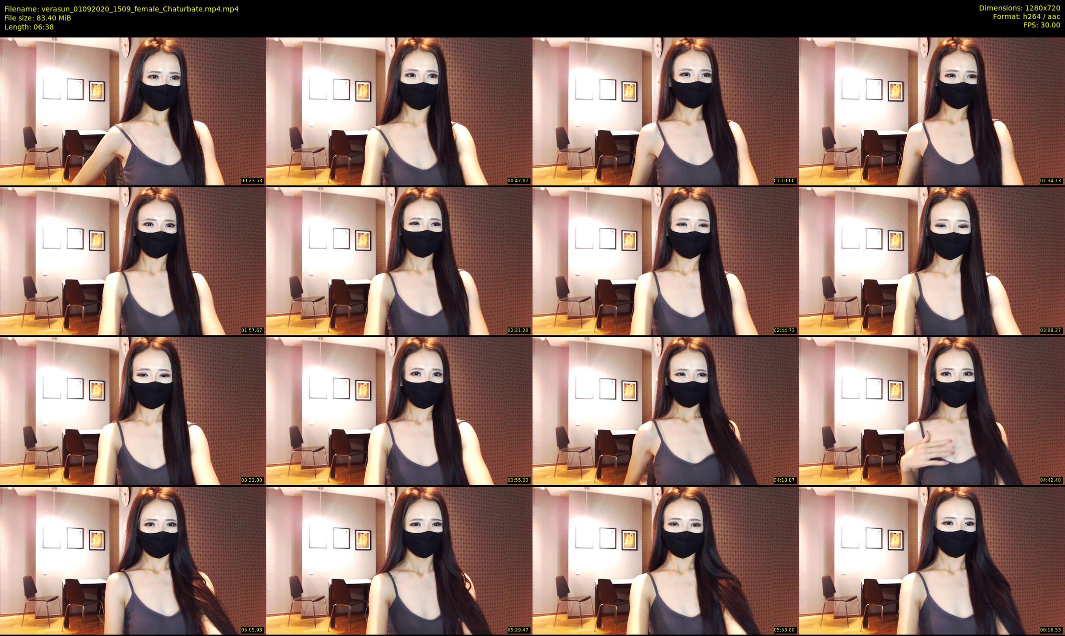 verasun — 7 minute Chaturbate female cam show recording, 720p, Sep 1, 2020