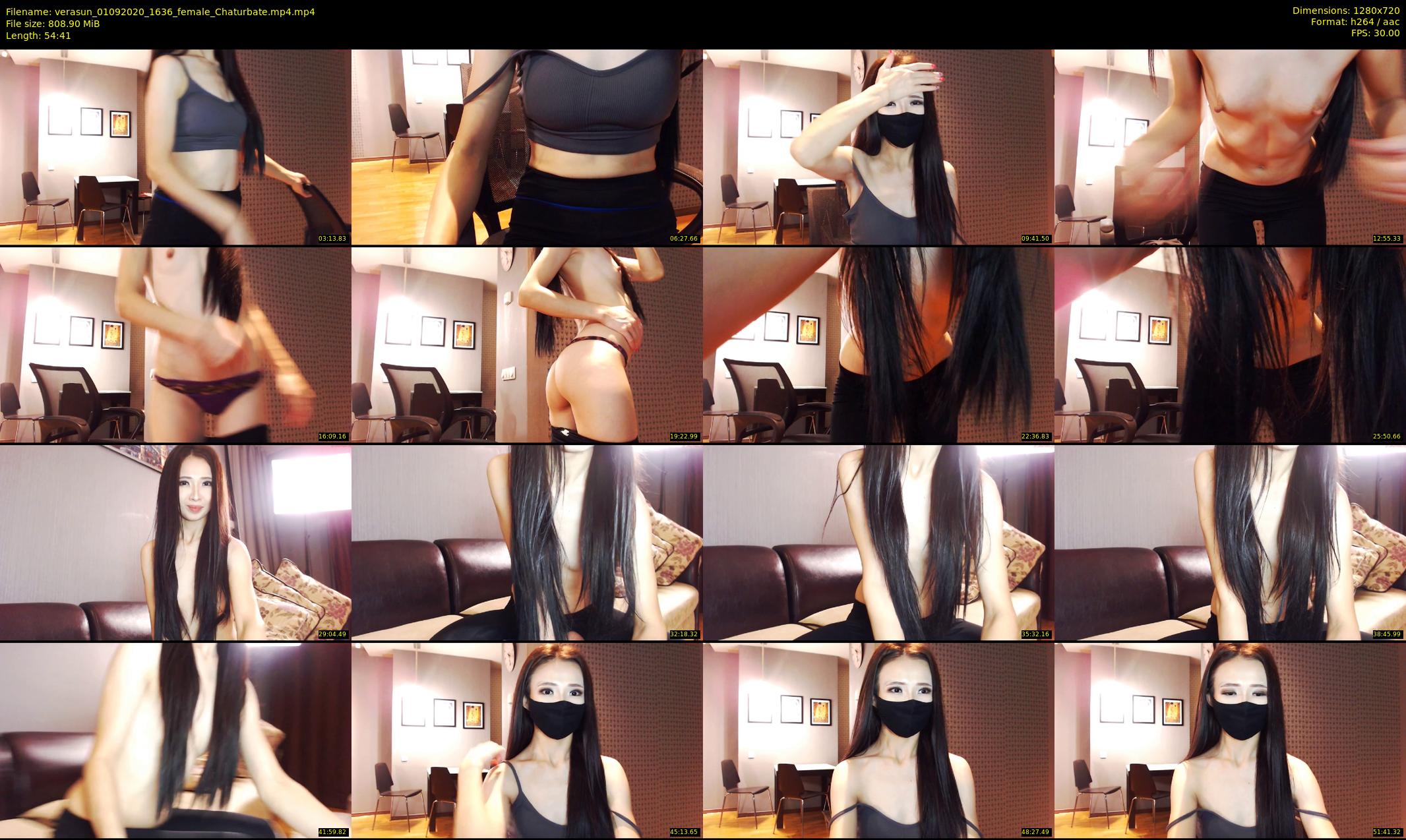 verasun — 55 minute Chaturbate female cam show recording, 720p, Sep 1, 2020