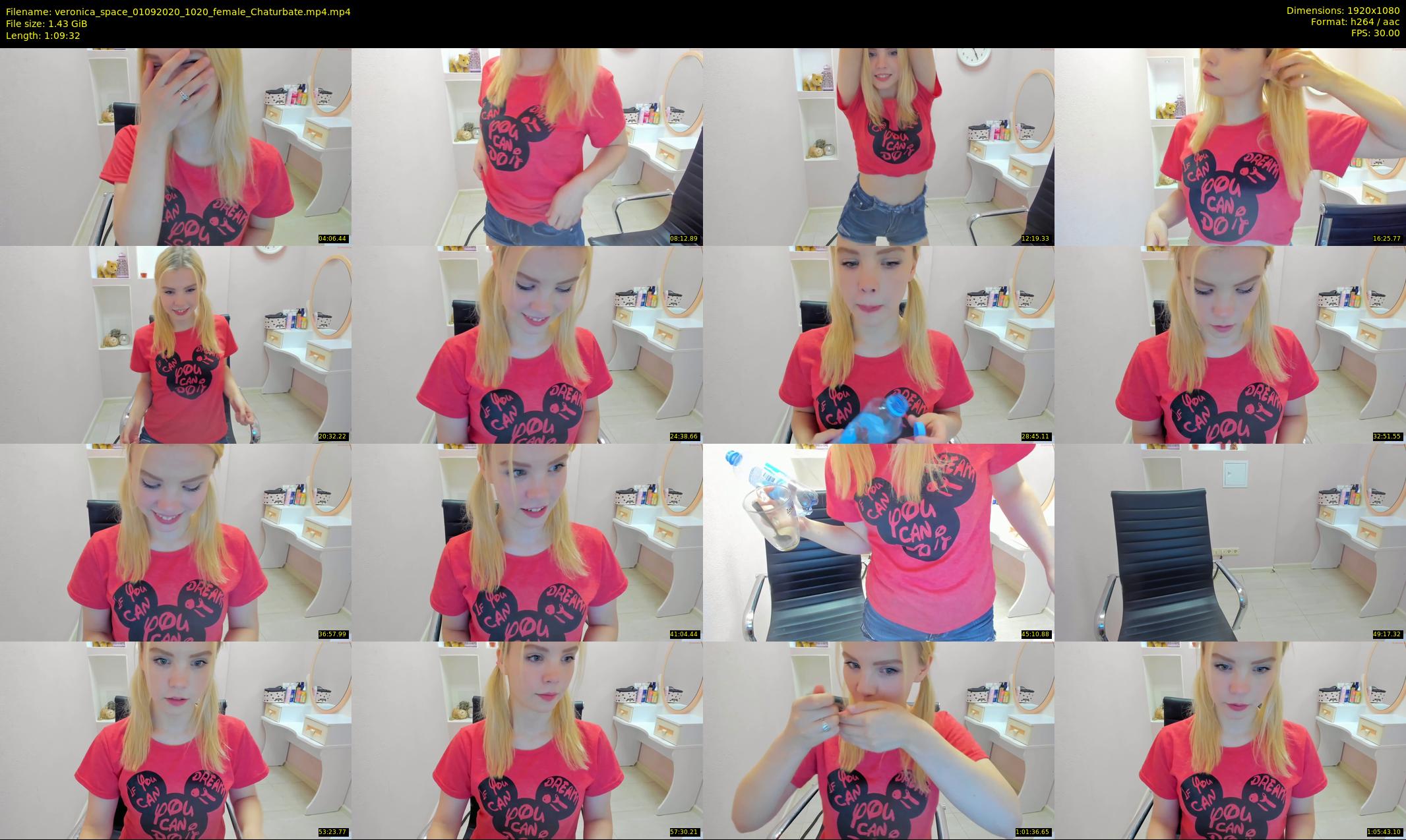 veronica_space — 70 minute Chaturbate female cam show recording, 1080p, Sep 1, 2020
