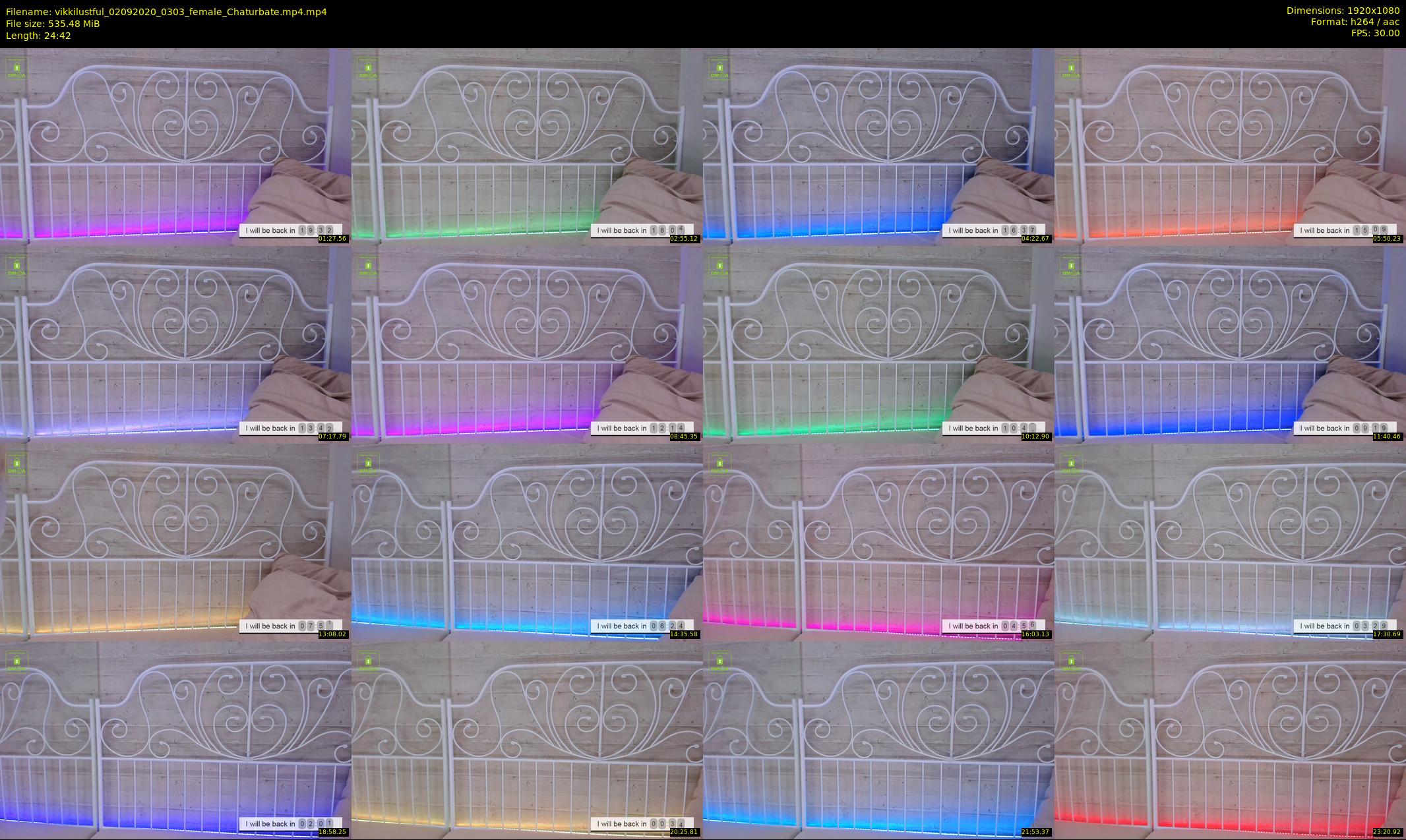 vikkilustful — 25 minute Chaturbate female cam show recording, 1080p, Sep 2, 2020