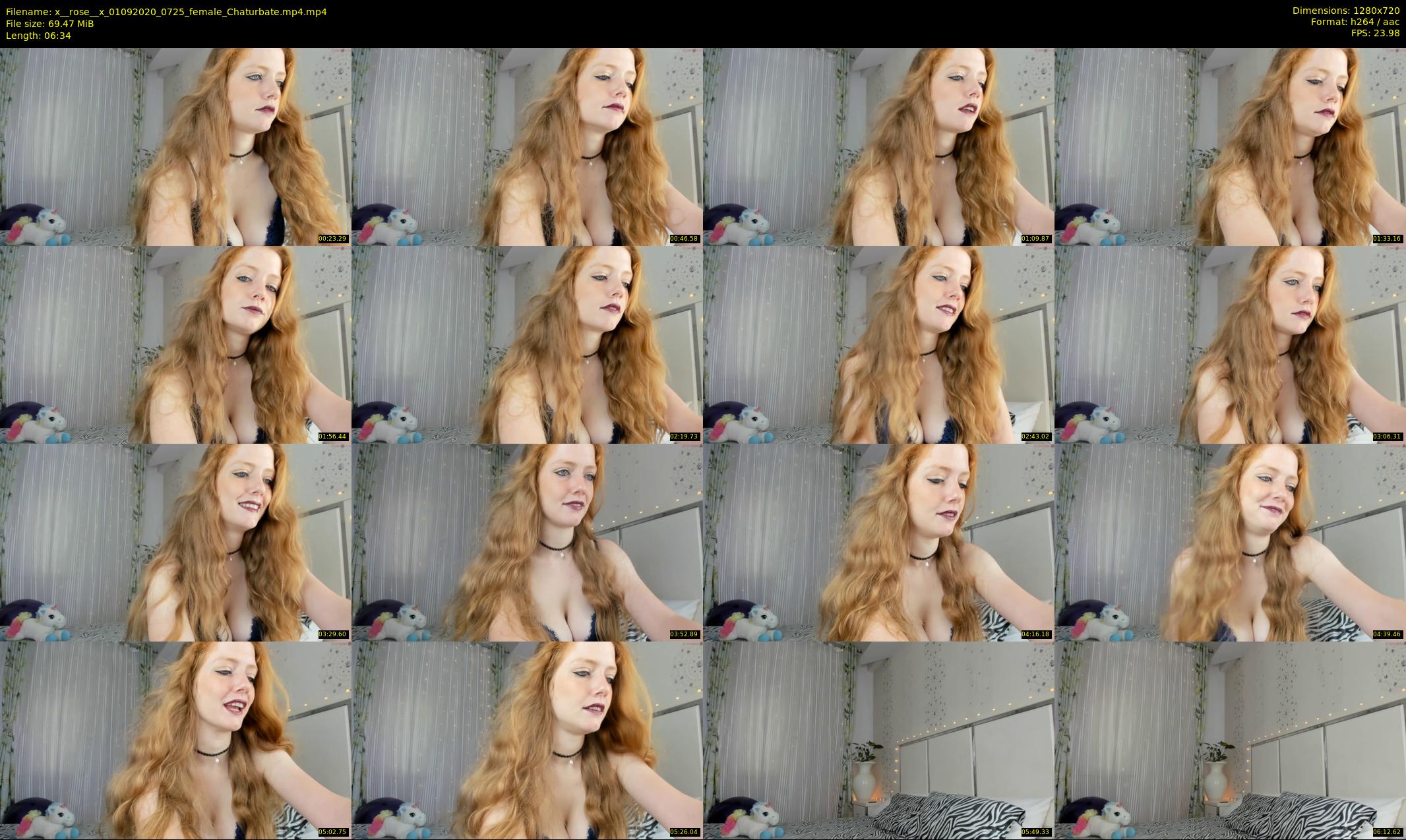 x__rose__x — 7 minute Chaturbate female cam show recording, 720p, Sep 1, 2020