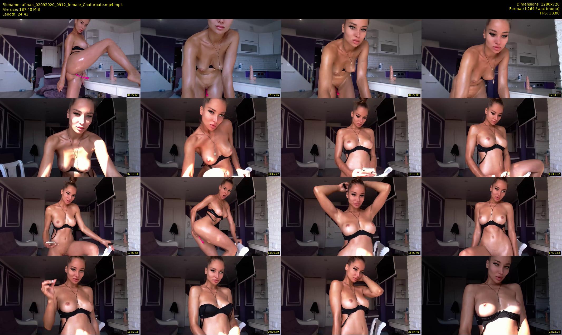 afinaa — 25 minute Chaturbate female cam show recording, 720p, Sep 2, 2020