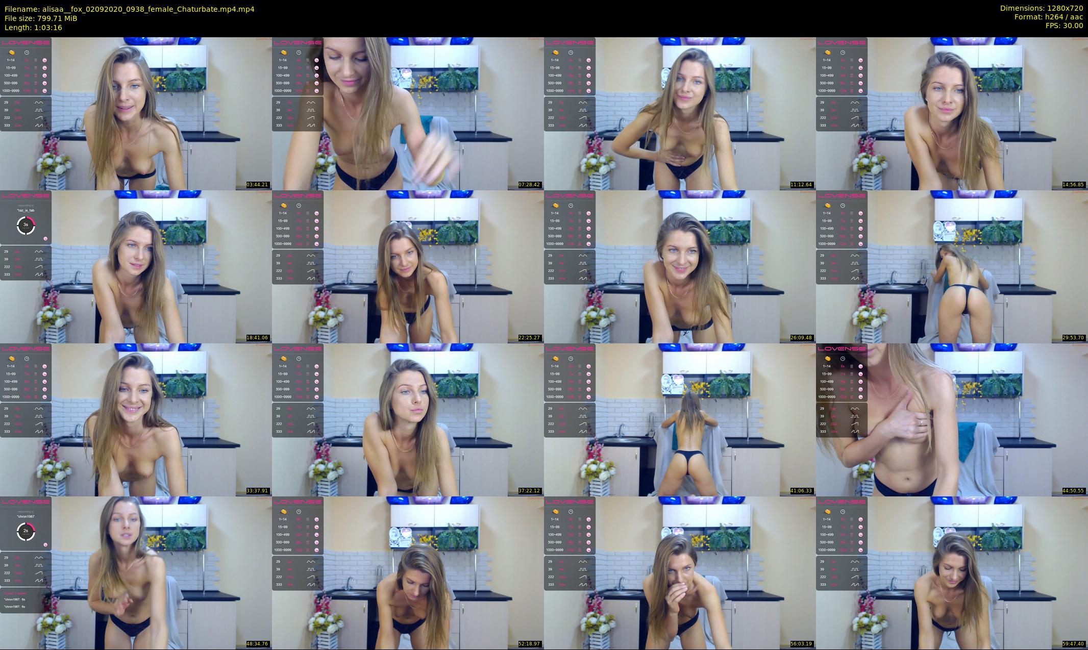 alisaa__fox — 64 minute Chaturbate female cam show recording, 720p, Sep 2, 2020