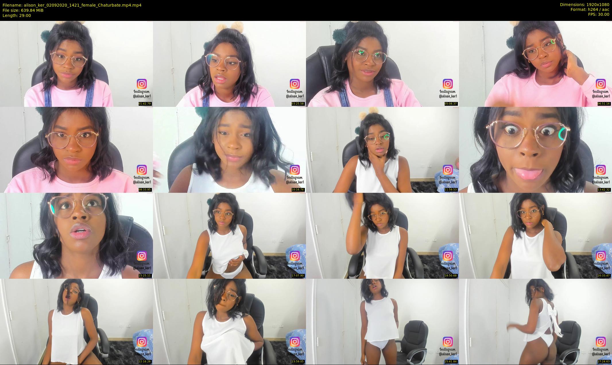 alison_ker — 29 minute Chaturbate female cam show recording, 1080p, Sep 2, 2020