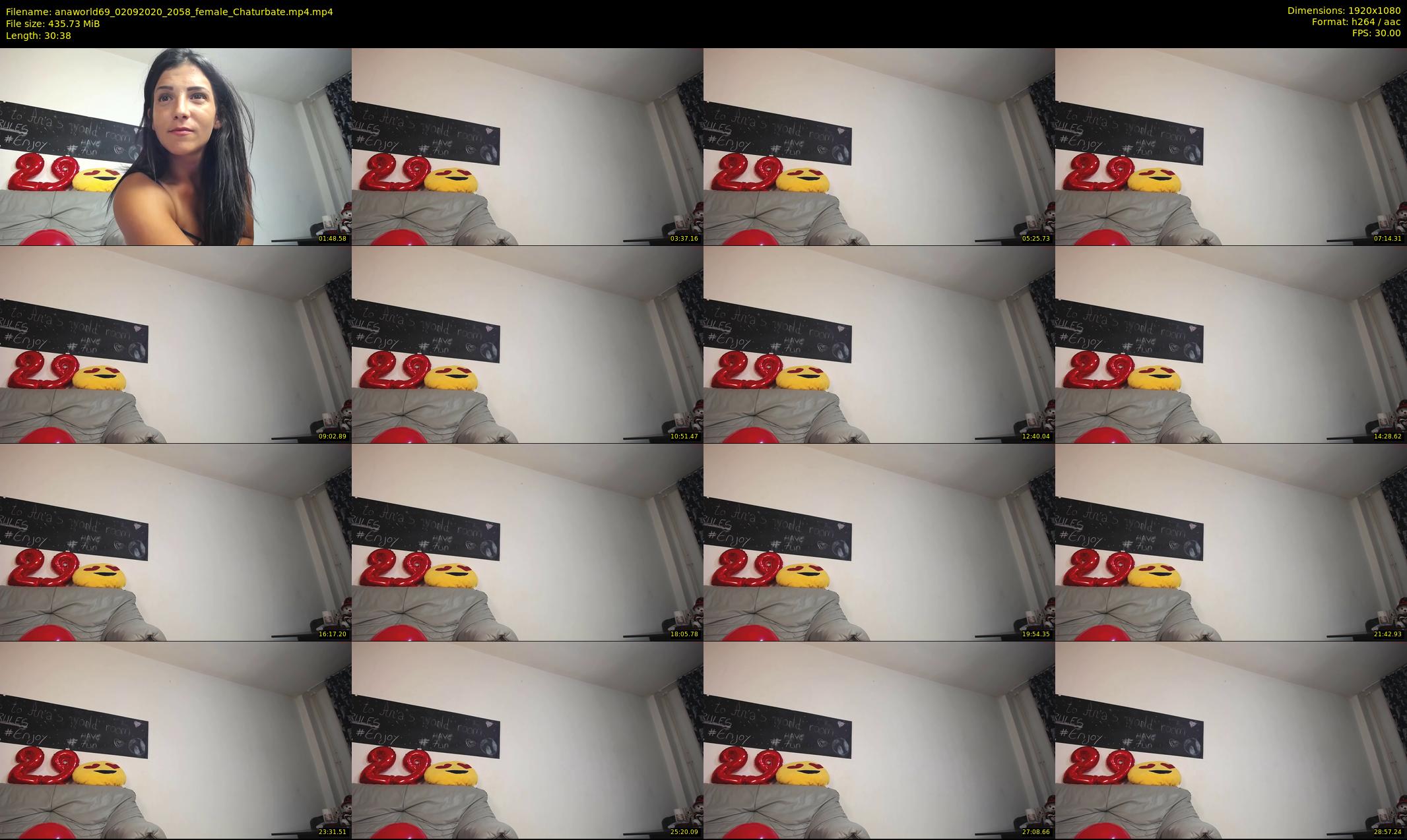 anaworld69 — 31 minute Chaturbate female cam show recording, 1080p, Sep 2, 2020