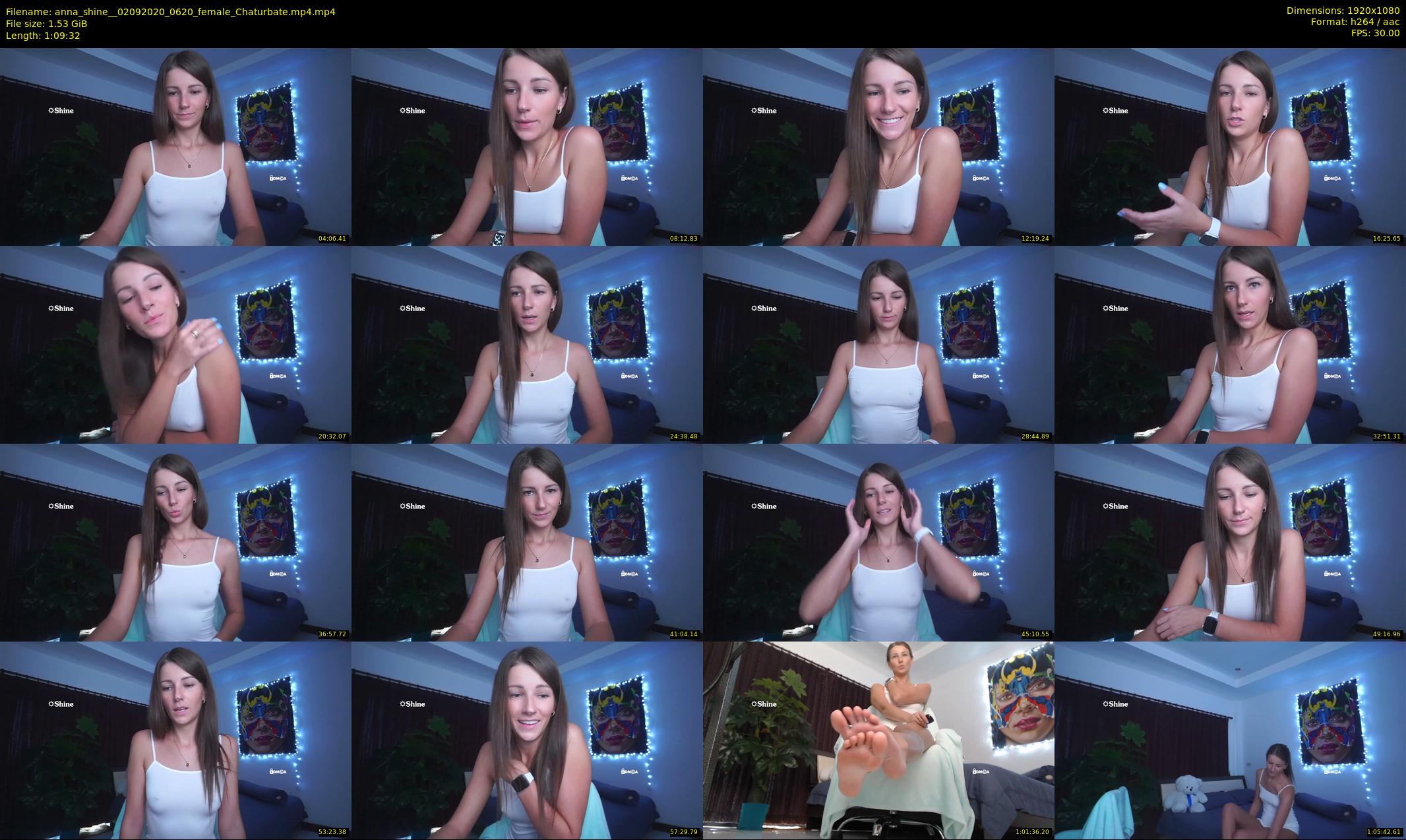 anna_shine_ — 70 minute Chaturbate female cam show recording, 1080p, Sep 2, 2020