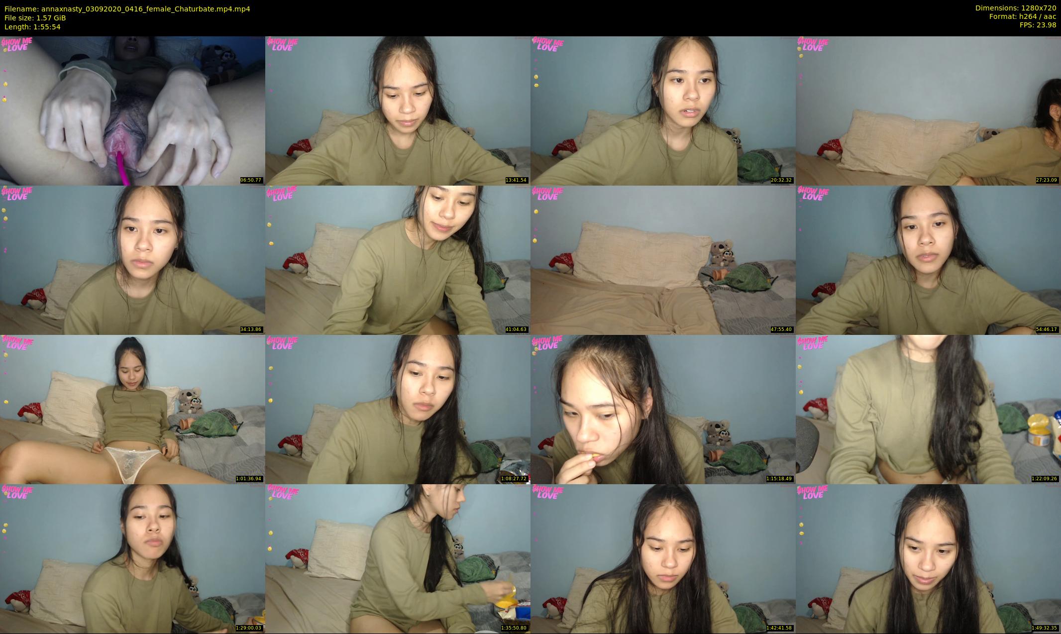 annaxnasty — 116 minute Chaturbate female cam show recording, 720p, Sep 3, 2020