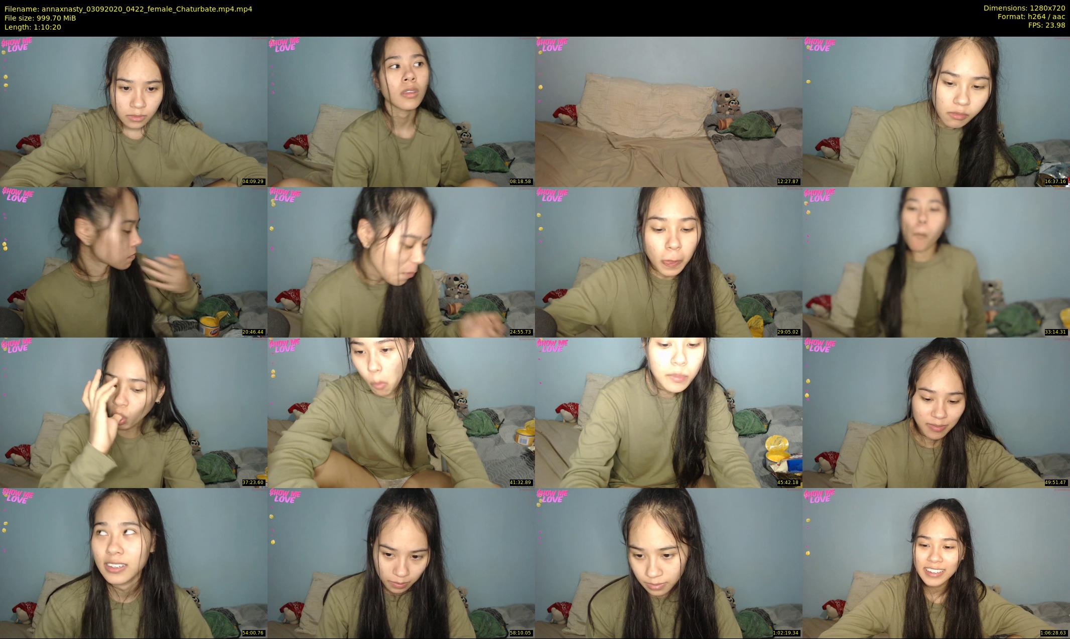 annaxnasty — 71 minute Chaturbate female cam show recording, 720p, Sep 3, 2020