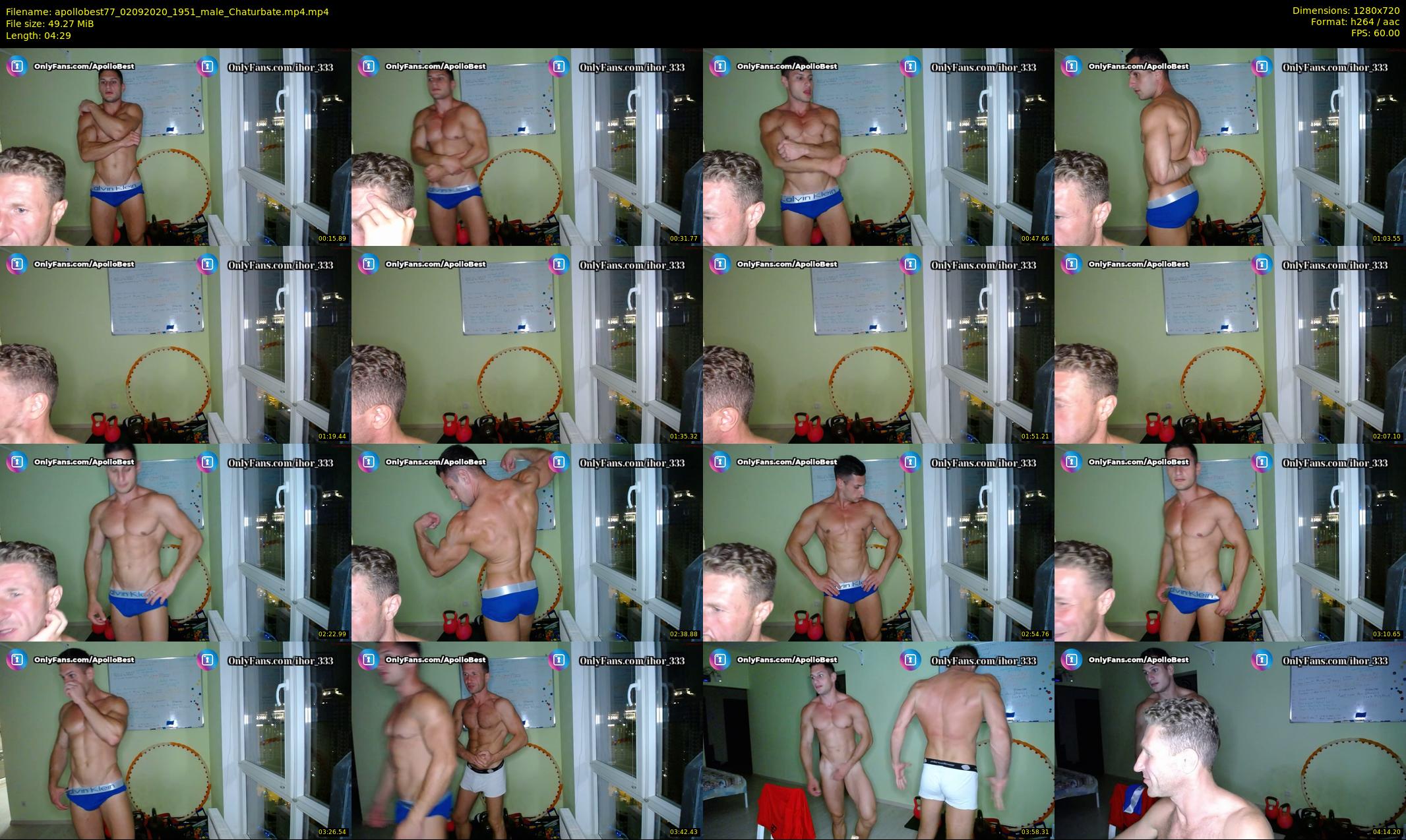 apollobest77 — 5 minute Chaturbate male cam show recording, 720p, Sep 2, 2020