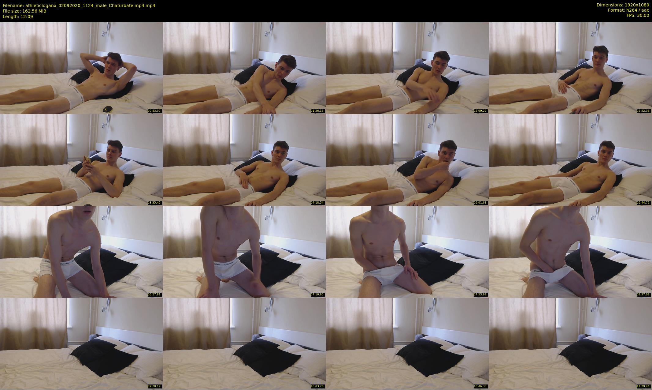 athleticloganx — 13 minute Chaturbate male cam show recording, 1080p, Sep 2, 2020