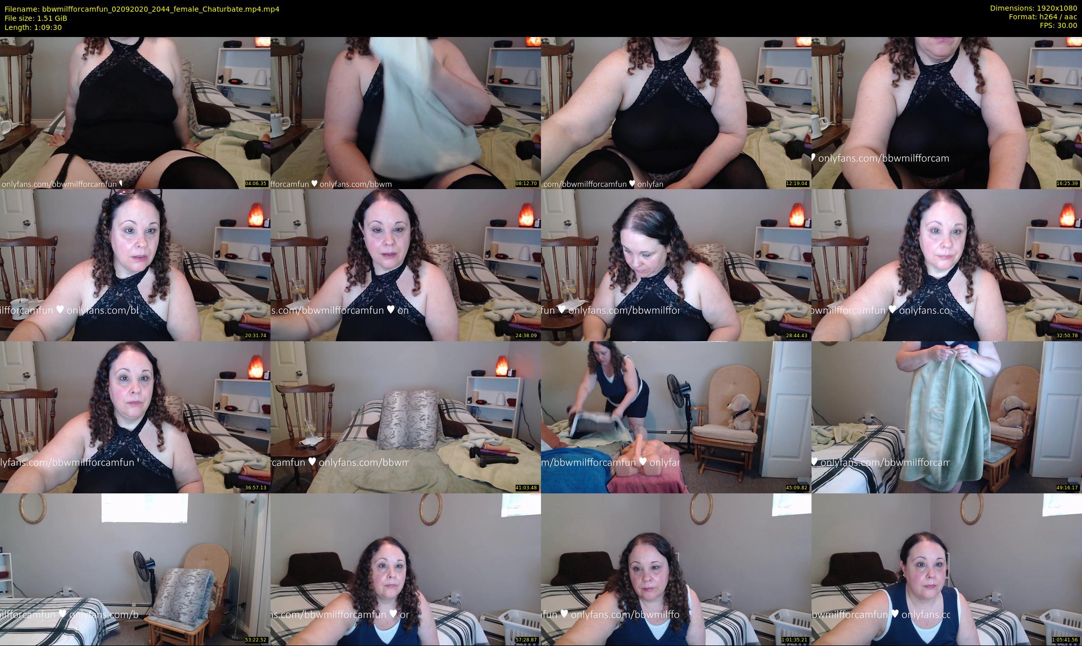 bbwmilfforcamfun — 70 minute Chaturbate female cam show recording, 1080p, Sep 2, 2020