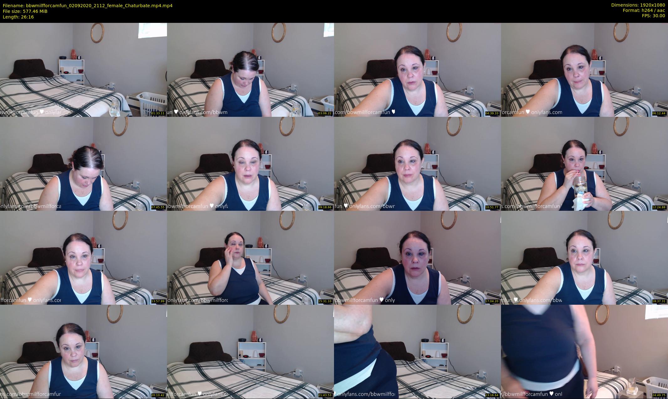 bbwmilfforcamfun — 27 minute Chaturbate female cam show recording, 1080p, Sep 2, 2020