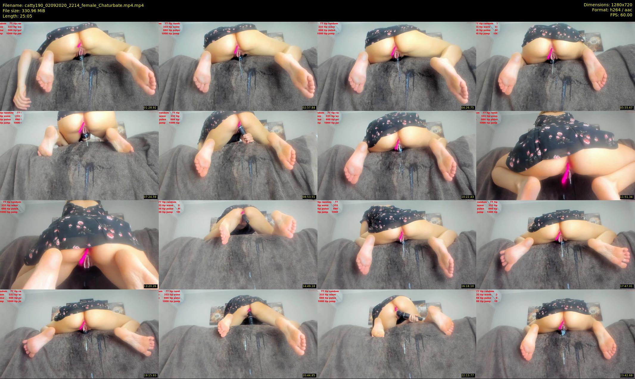 catty190 — 26 minute Chaturbate female cam show recording, 720p, Sep 2, 2020