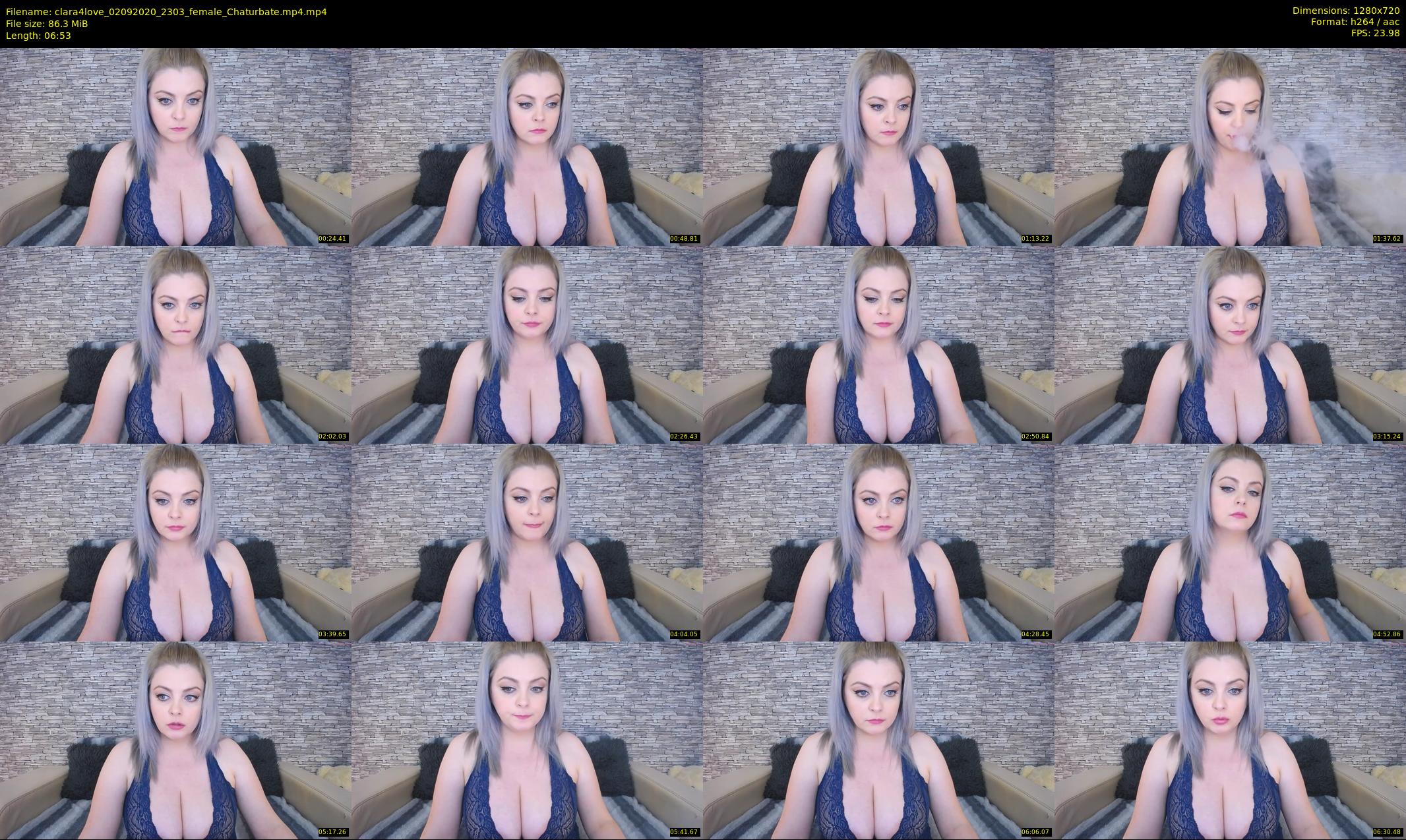 clara4love — 7 minute Chaturbate female cam show recording, 720p, Sep 2, 2020