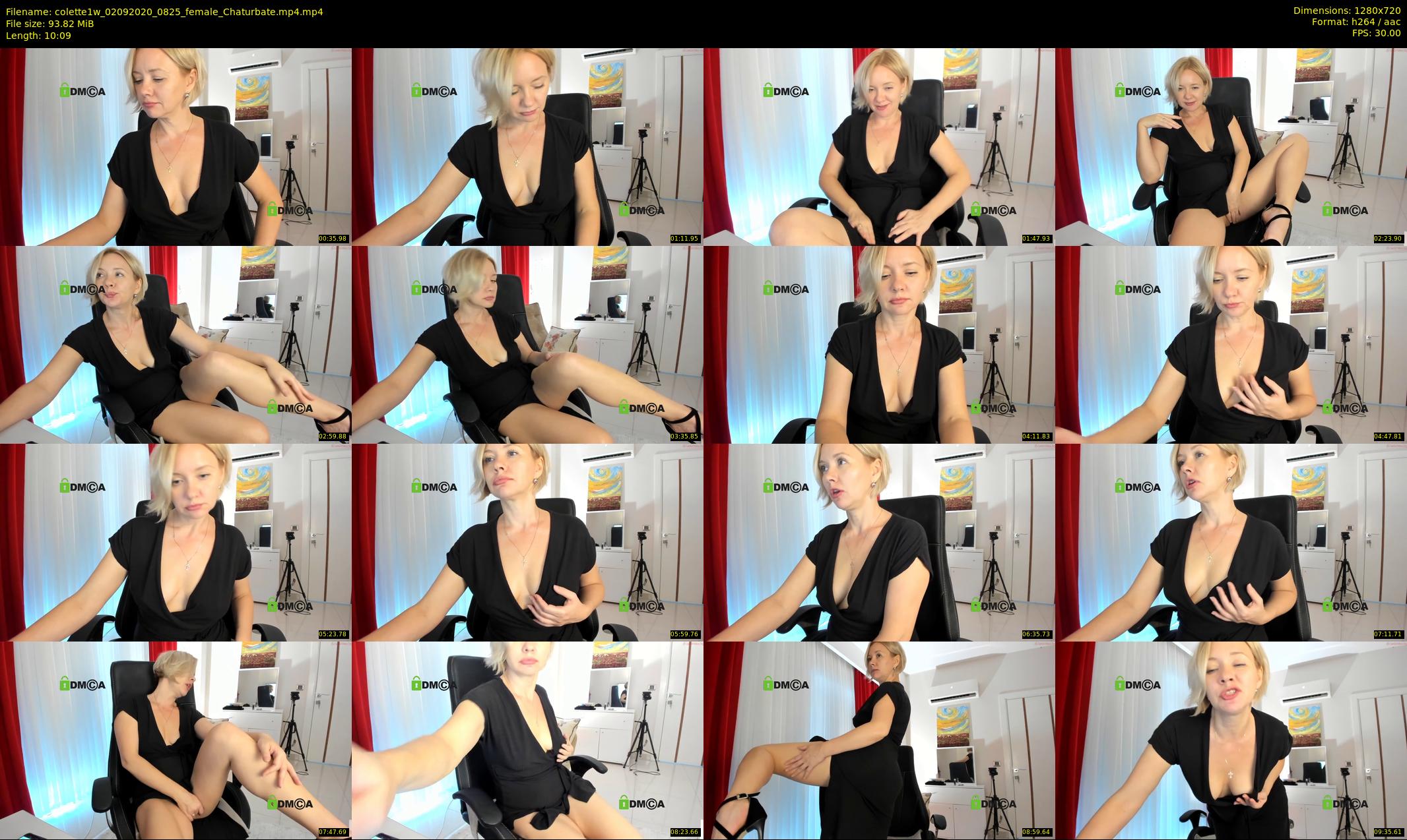 colette1w — 11 minute Chaturbate female cam show recording, 720p, Sep 2, 2020