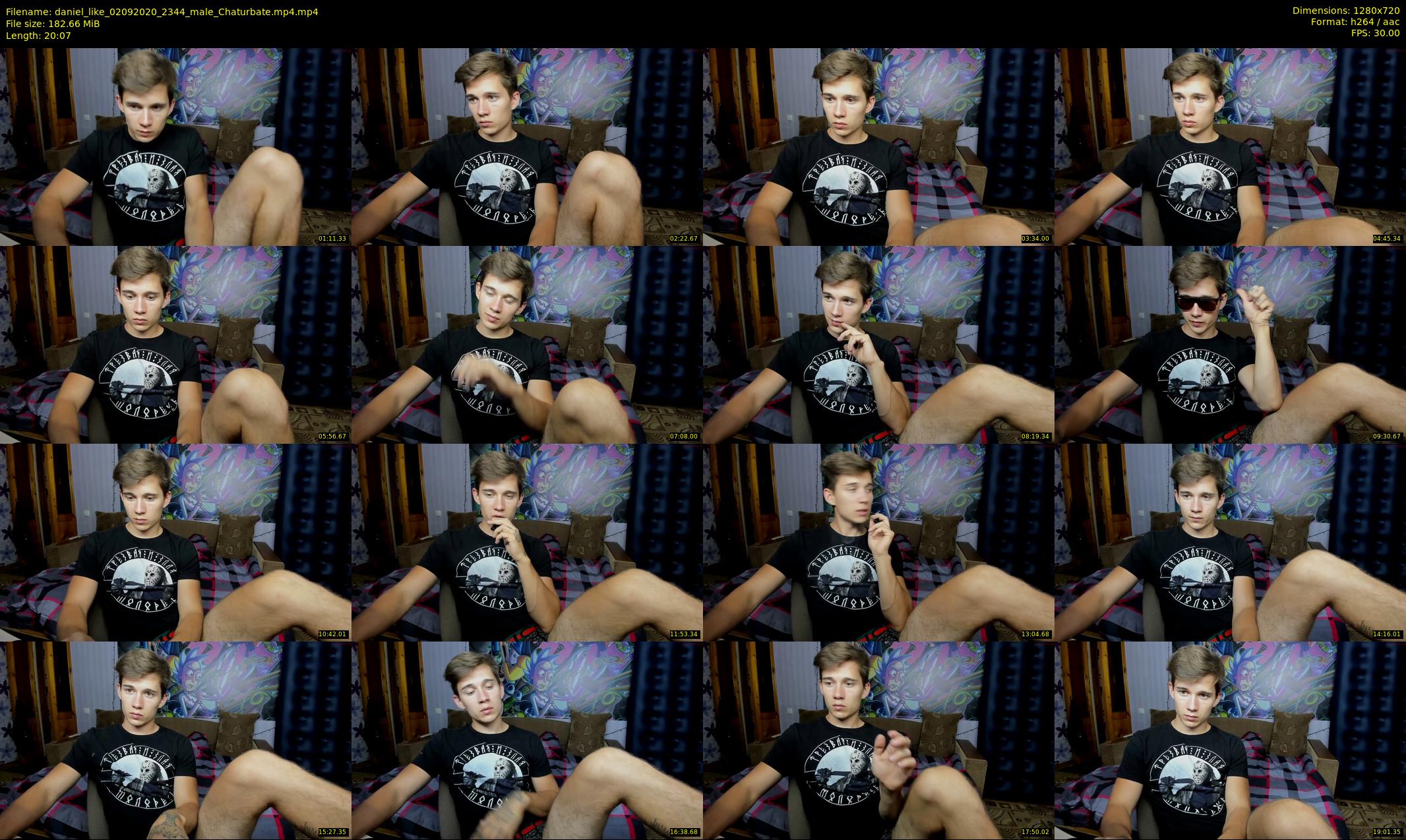 daniel_like — 21 minute Chaturbate male cam show recording, 720p, Sep 2, 2020