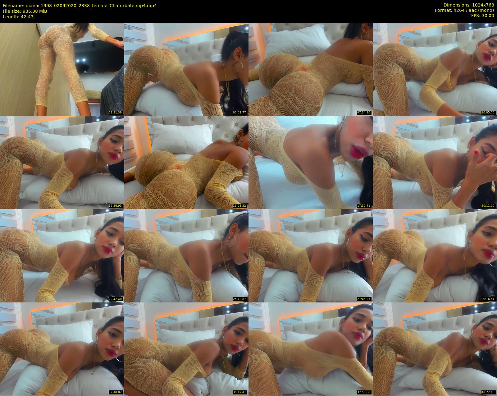 dianac1998 — 43 minute Chaturbate female cam show recording, 720p, Sep 2, 2020
