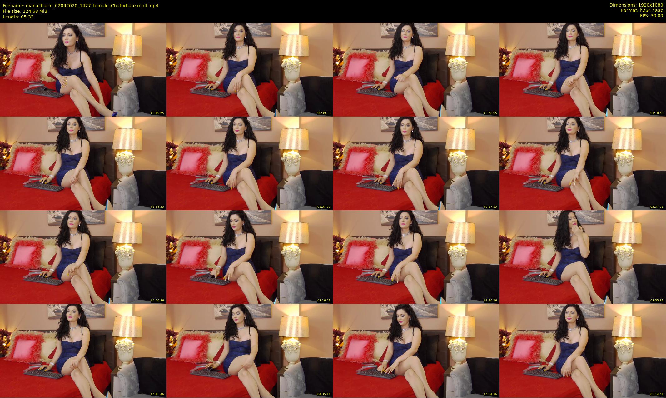 dianacharm — 6 minute Chaturbate female cam show recording, 1080p, Sep 2, 2020
