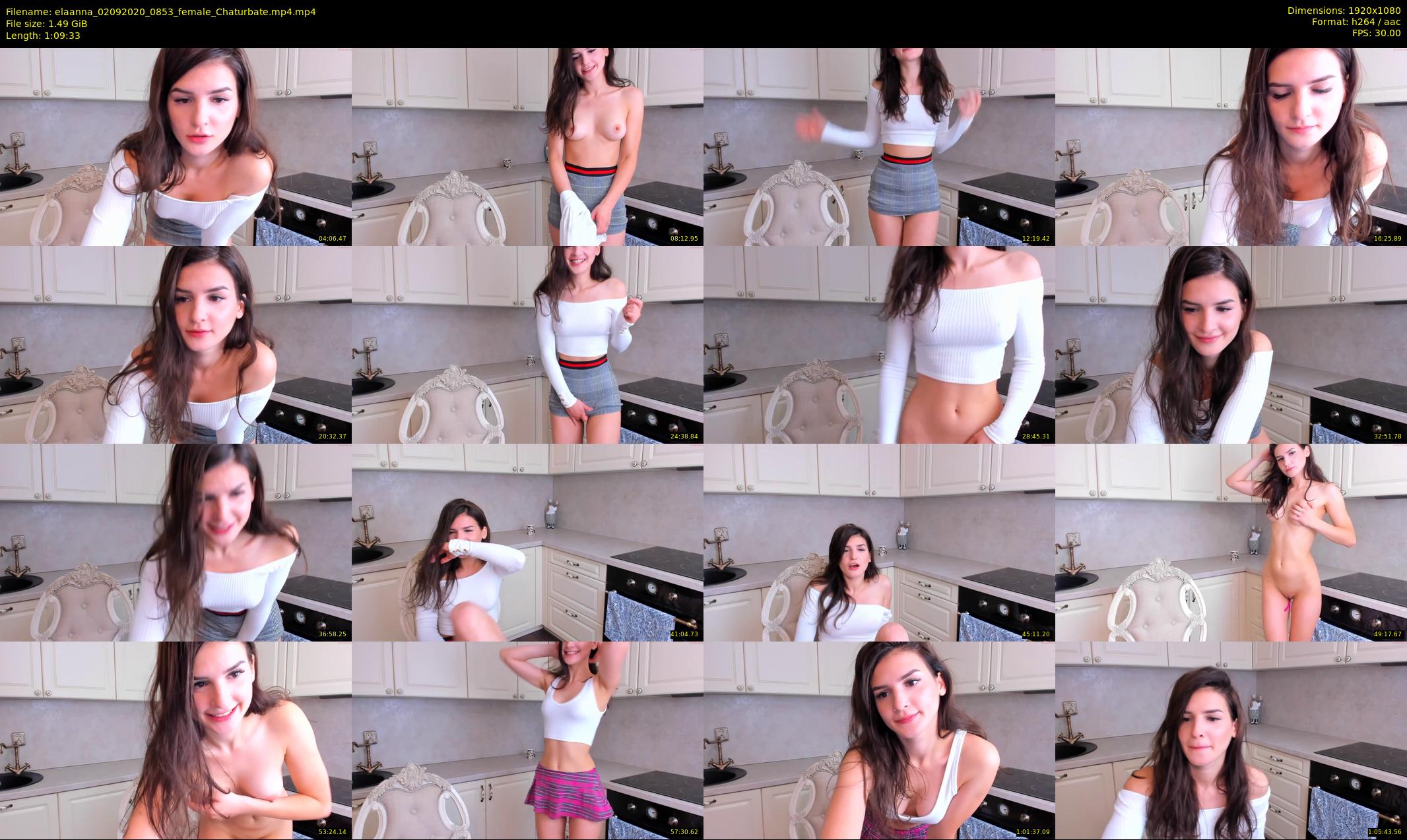 elaanna — 70 minute Chaturbate female cam show recording, 1080p, Sep 2, 2020