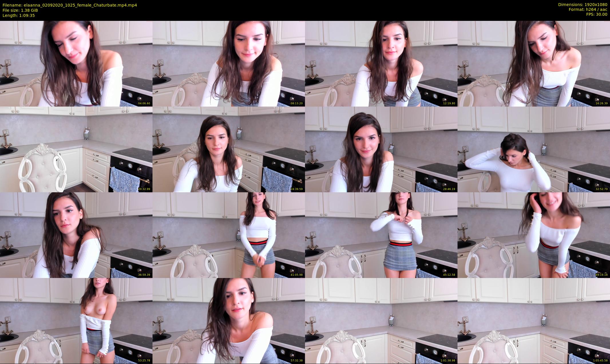 elaanna — 70 minute Chaturbate female cam show recording, 1080p, Sep 2, 2020