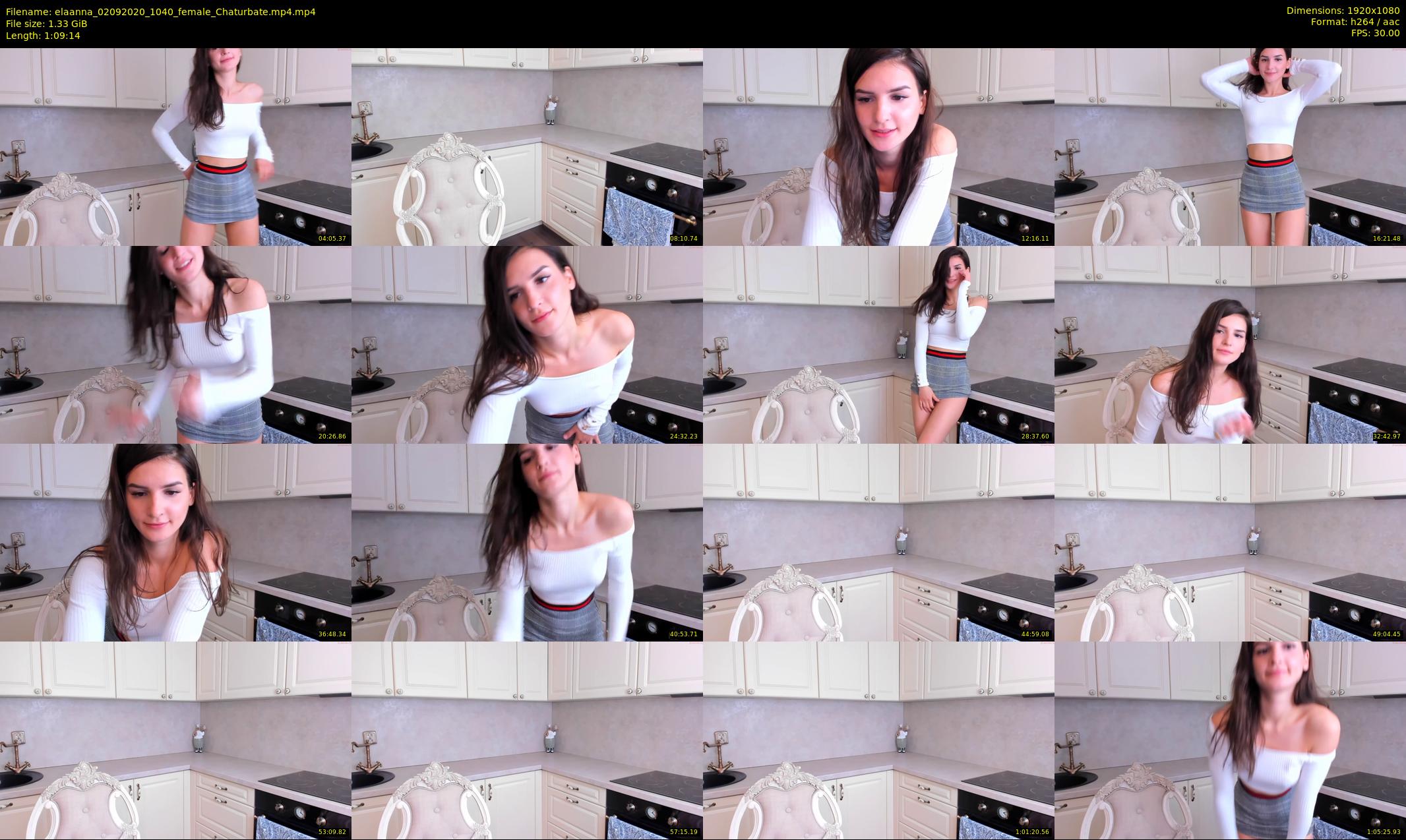 elaanna — 70 minute Chaturbate female cam show recording, 1080p, Sep 2, 2020