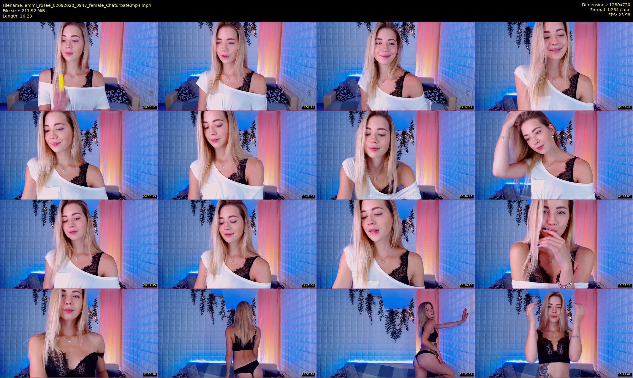 emmi_rosee — 17 minute Chaturbate female cam show recording, 720p, Sep 2, 2020