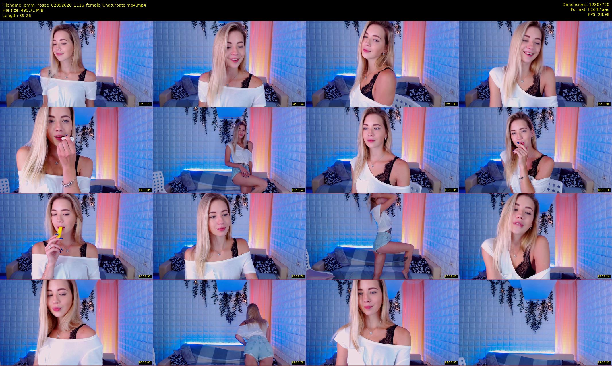 emmi_rosee — 40 minute Chaturbate female cam show recording, 720p, Sep 2, 2020
