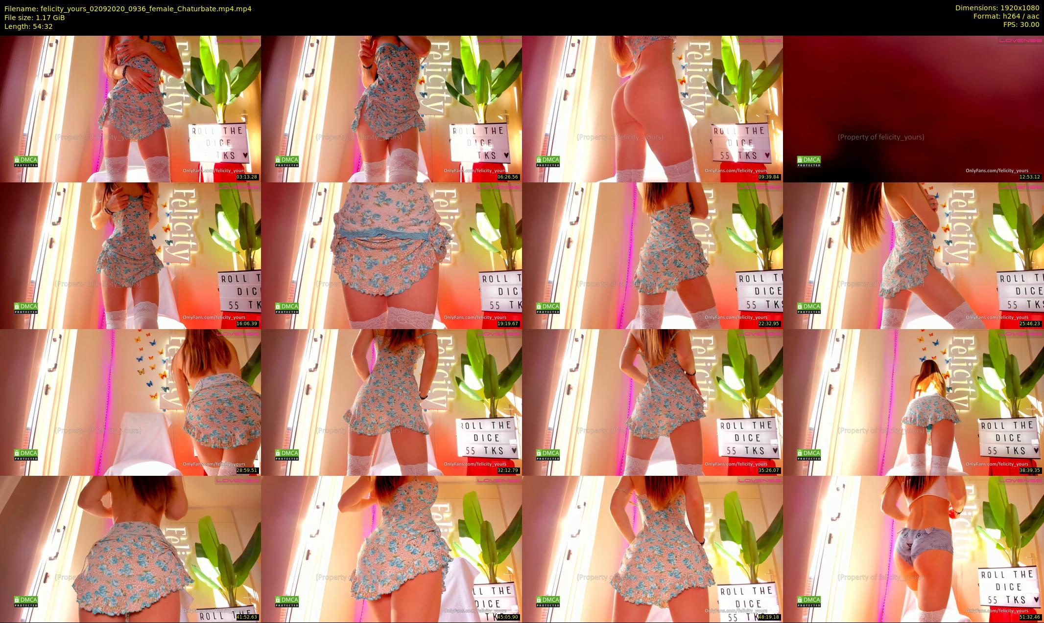 felicity_yours — 55 minute Chaturbate female cam show recording, 1080p, Sep 2, 2020