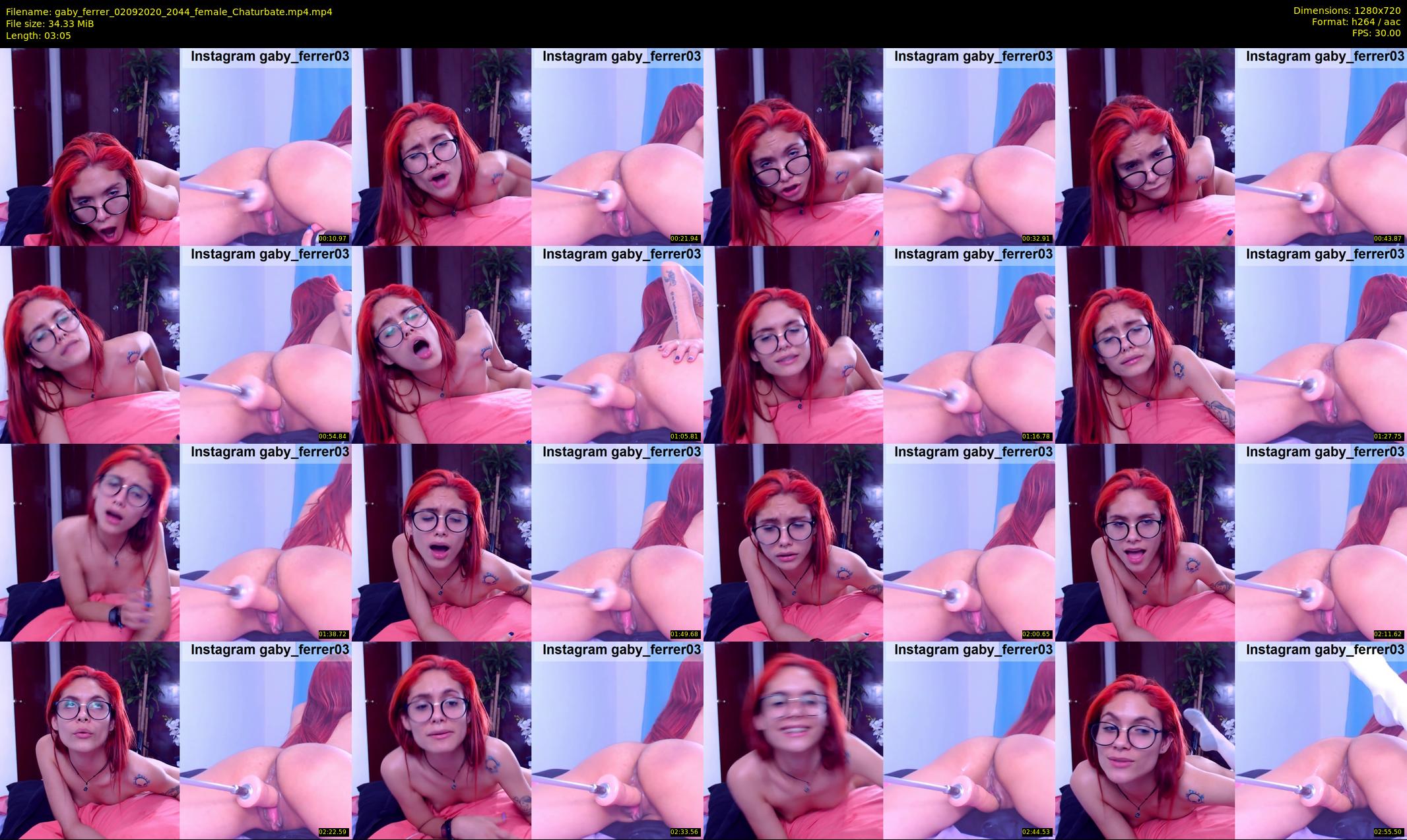 gaby_ferrer — 4 minute Chaturbate female cam show recording, 720p, Sep 2, 2020