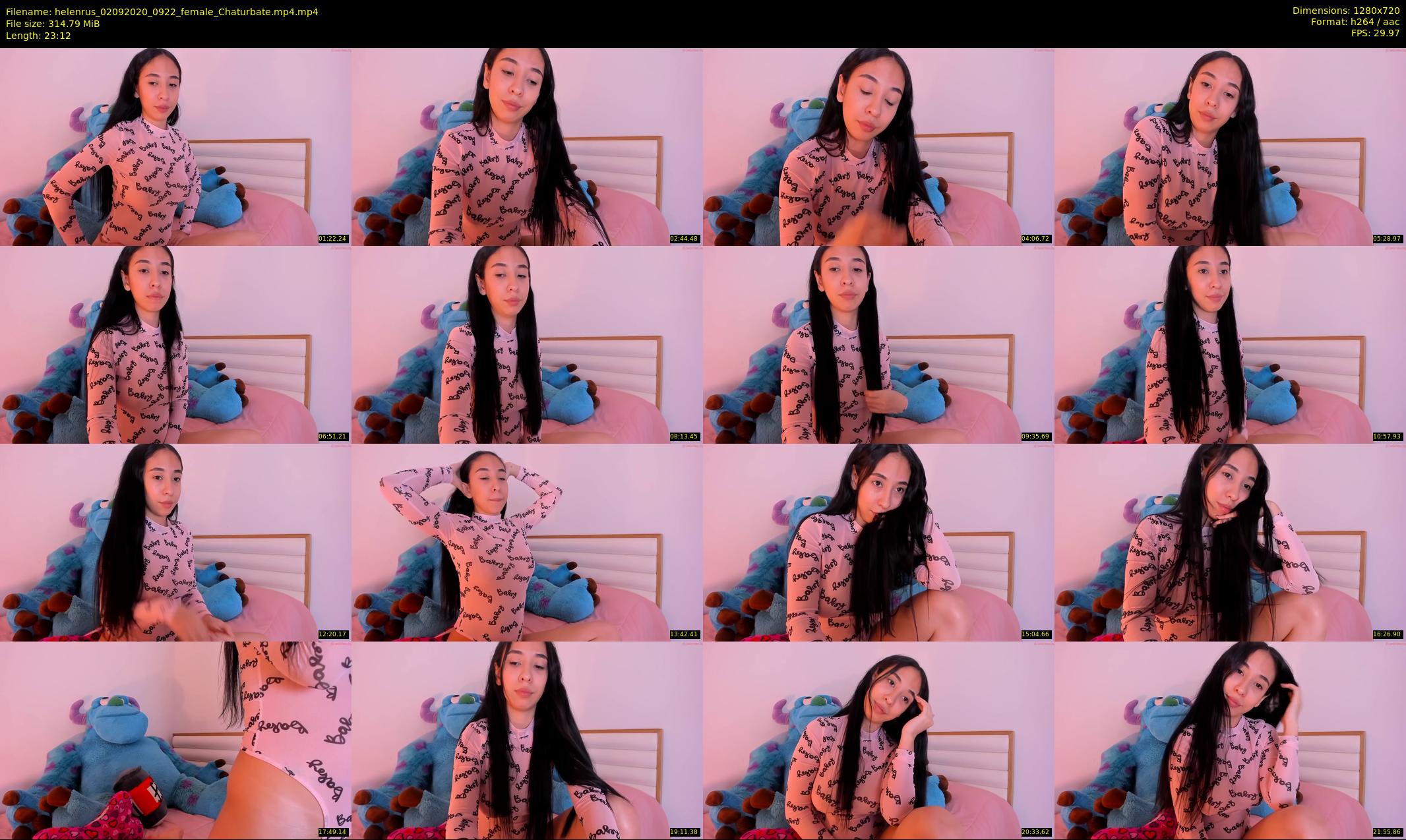 helenrus — 24 minute Chaturbate female cam show recording, 720p, Sep 2, 2020